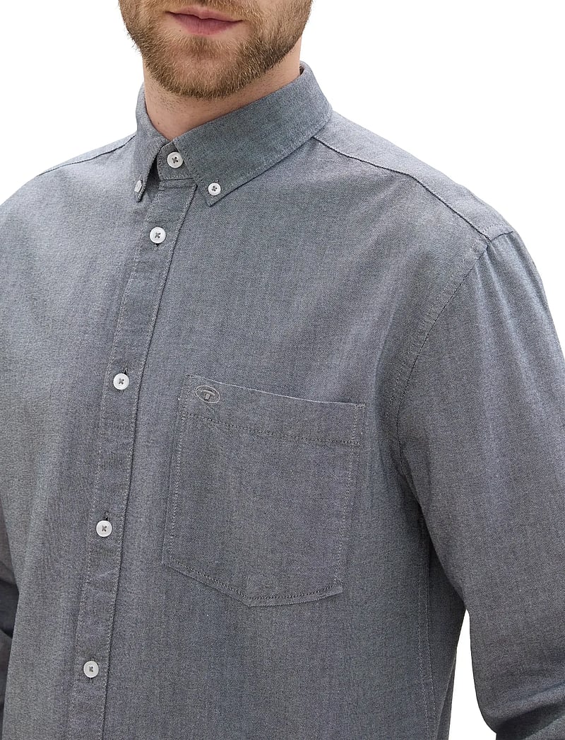 Tom Tailor - oxford shirt - oxford-hemden - navy chambray - 3