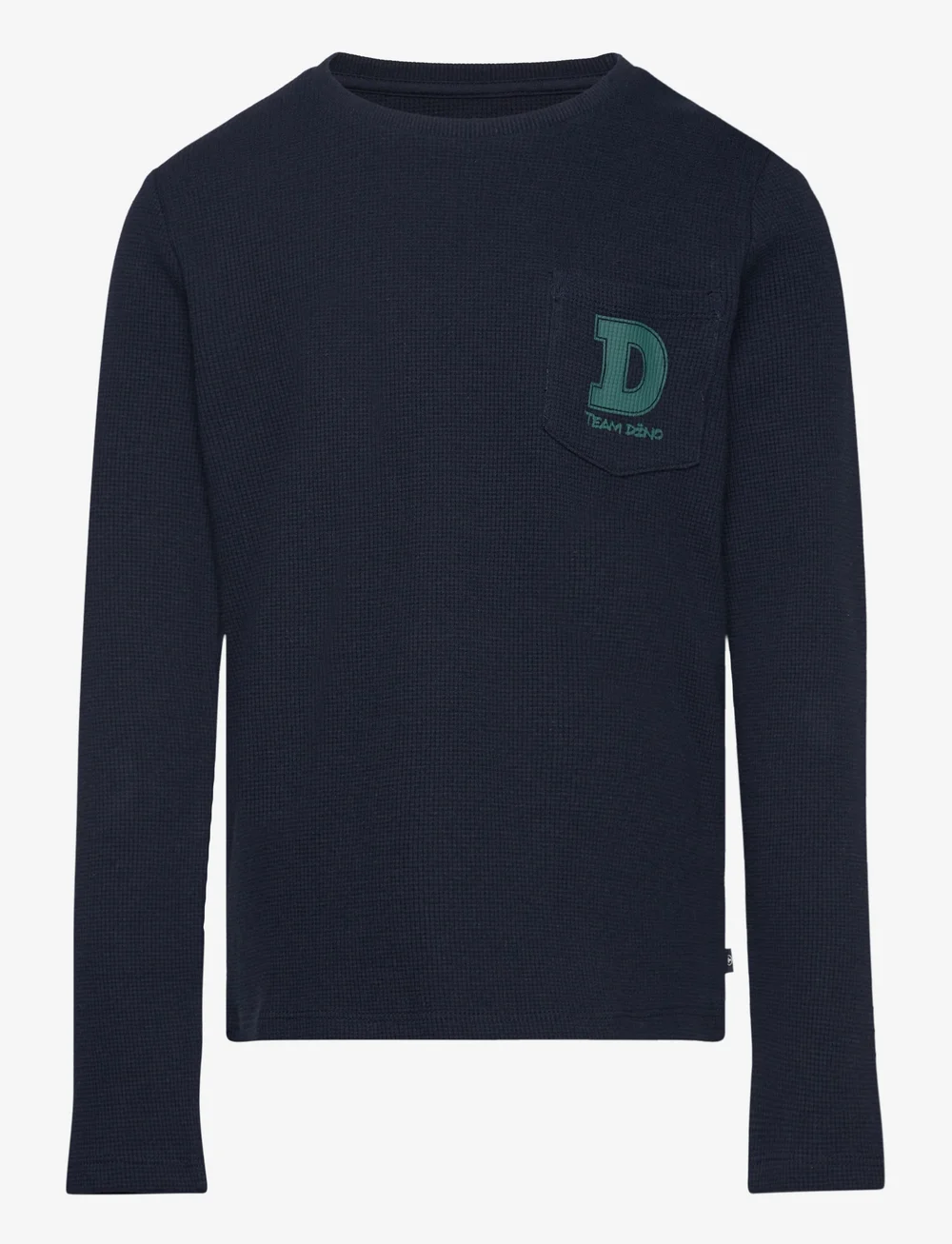 Tom Tailor - printed waffle longsleeve - pikkade varrukatega t-särgid - sky captain blue - 0
