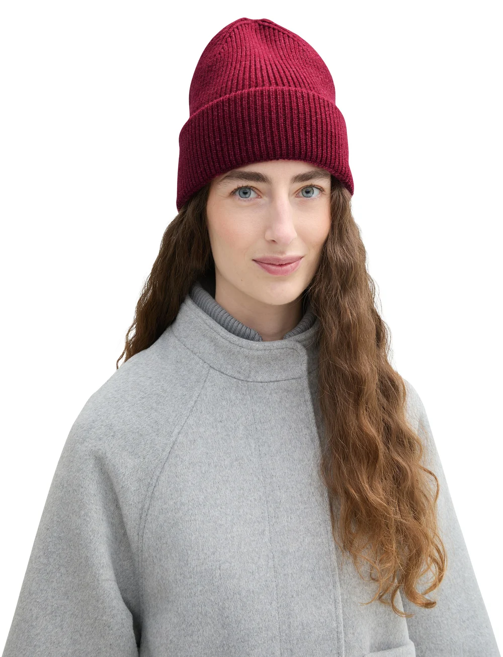 Tom Tailor - beanie rib - huer - deep red - 0