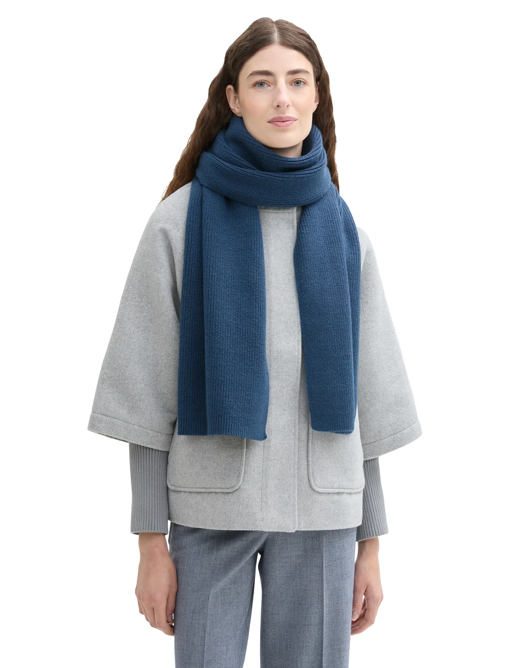 Tom Tailor - scarf rib - vinterskjerf - nighttime blue - 0