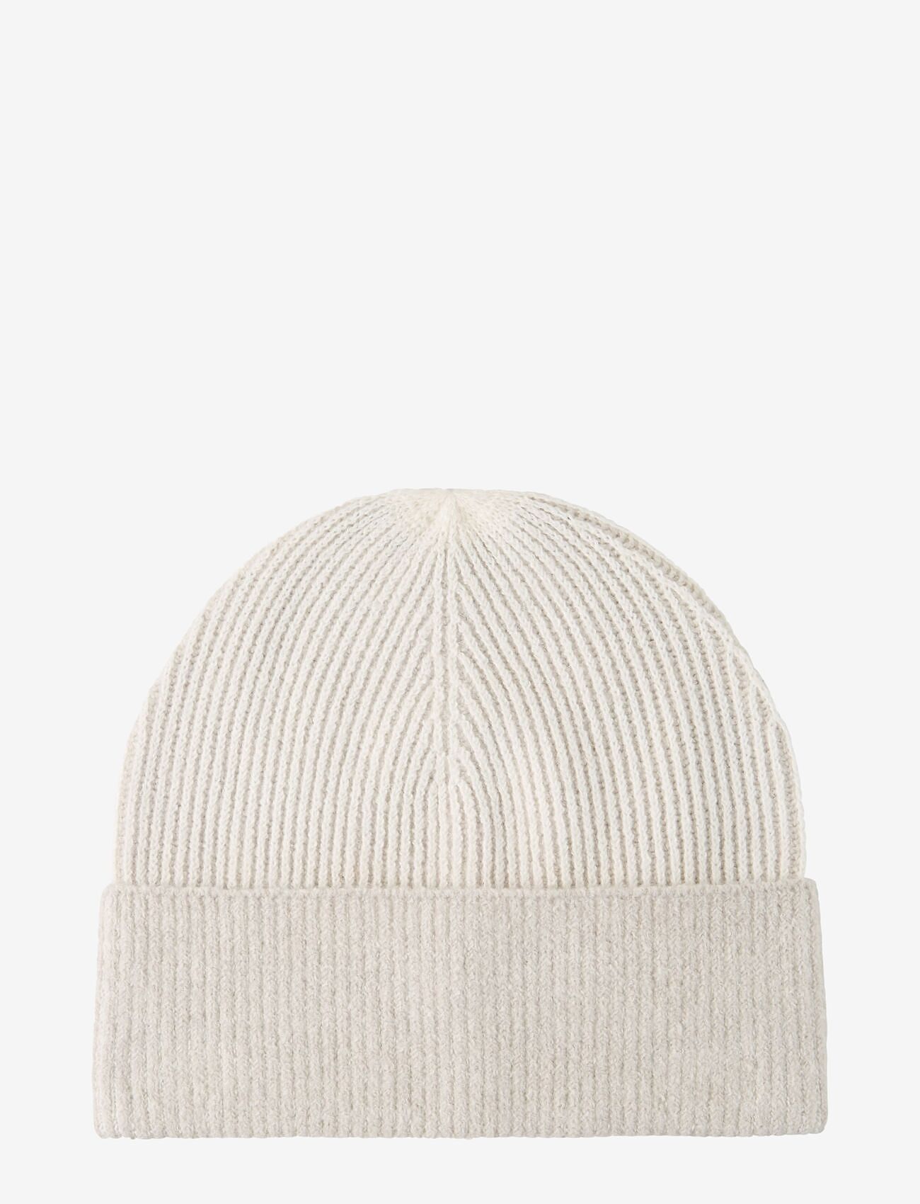 Tom Tailor - beanie plaited colorblock - aksessuaarid - soft ivory - 0