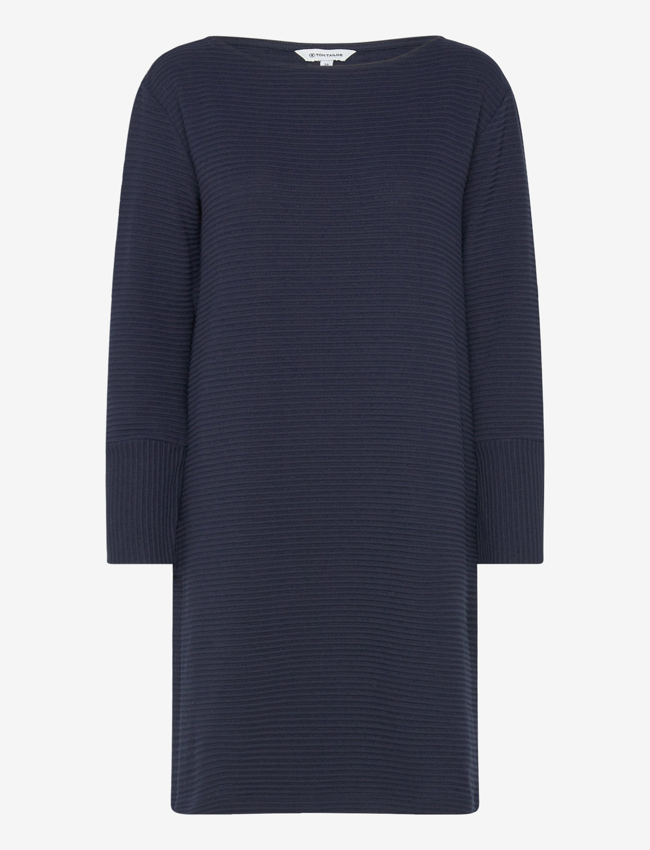 Tom Tailor - structured jersey dress - strikkjoler - sky captain blue - 0