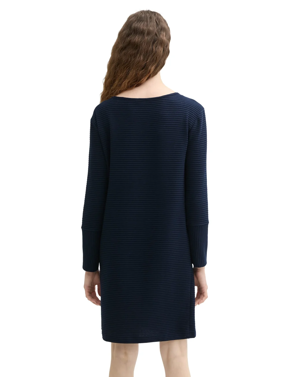 Tom Tailor - structured jersey dress - strikkjoler - sky captain blue - 3