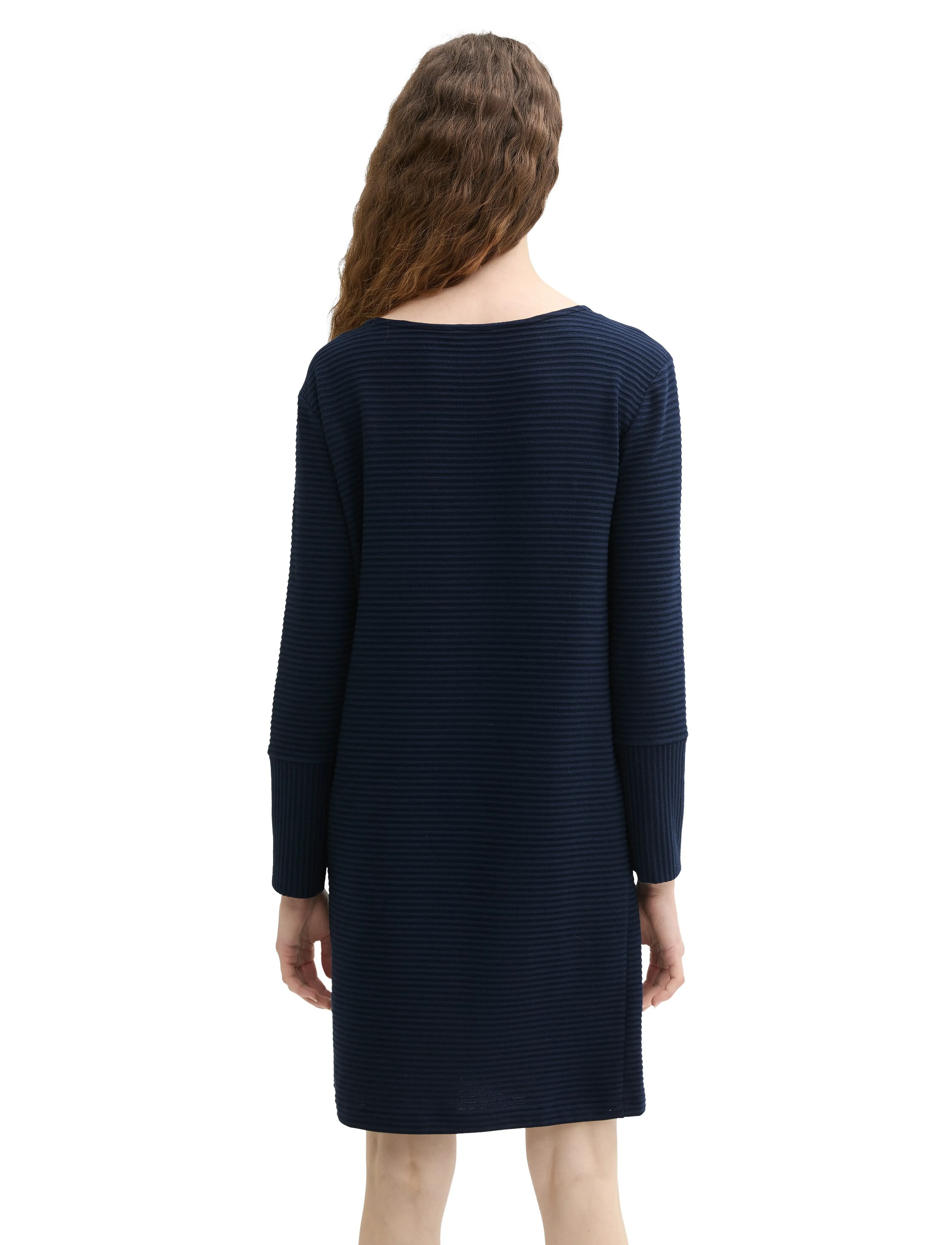 Tom Tailor - structured jersey dress - strikkede kjoler - sky captain blue - 3