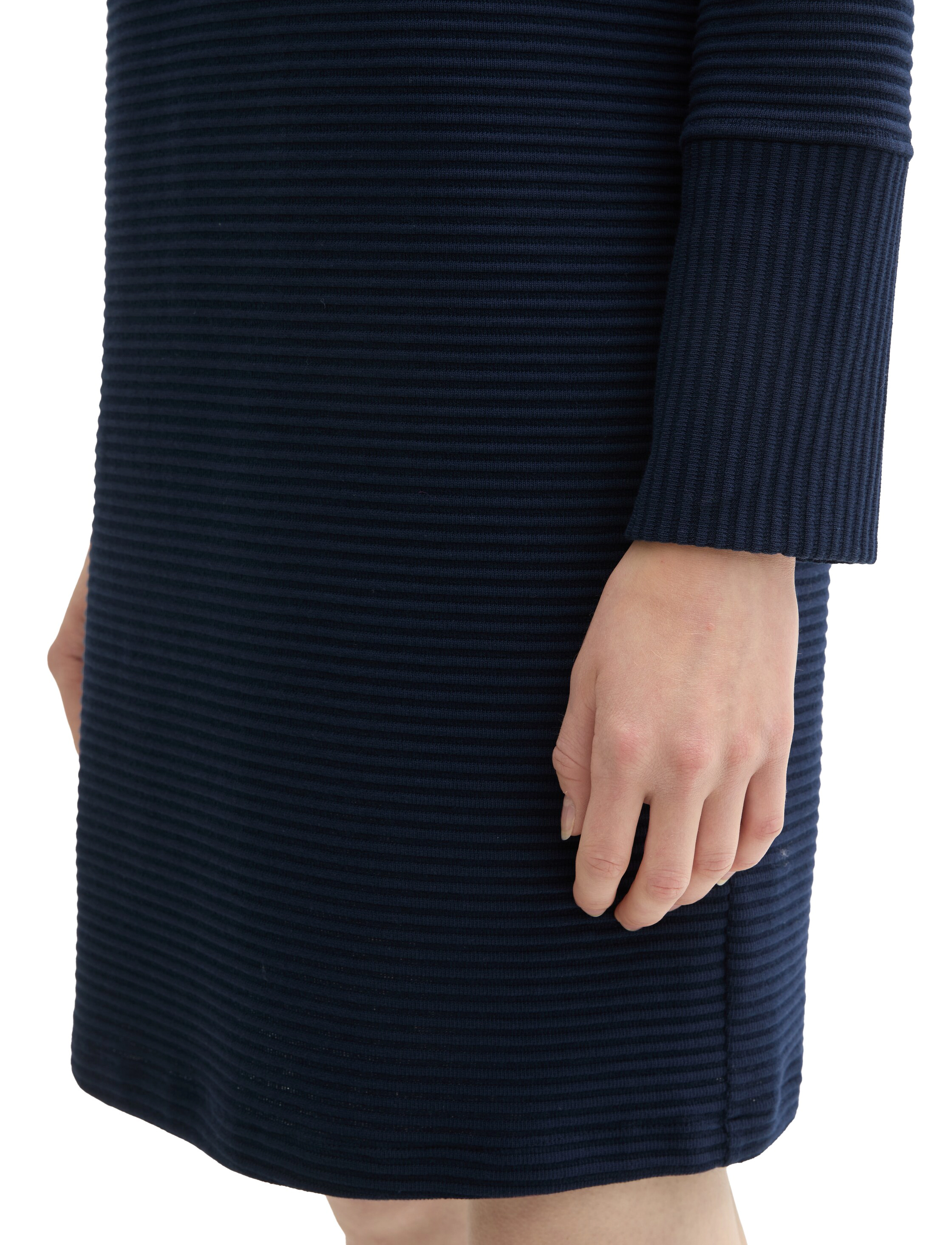Tom Tailor - structured jersey dress - strikkede kjoler - sky captain blue - 4