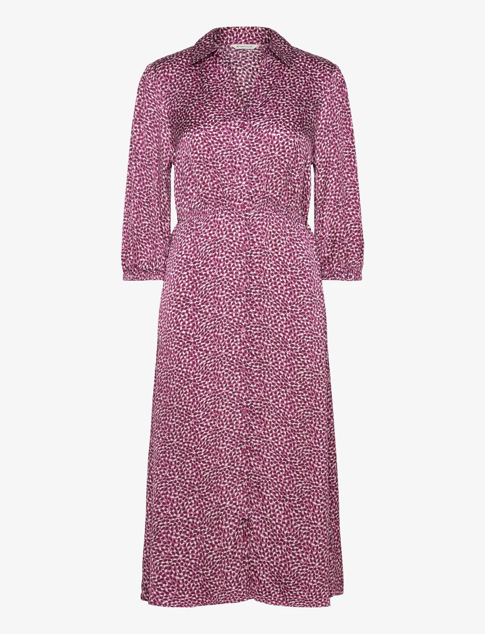 Tom Tailor - printed feminine dress - skjortekjoler - organic berry dot design - 1