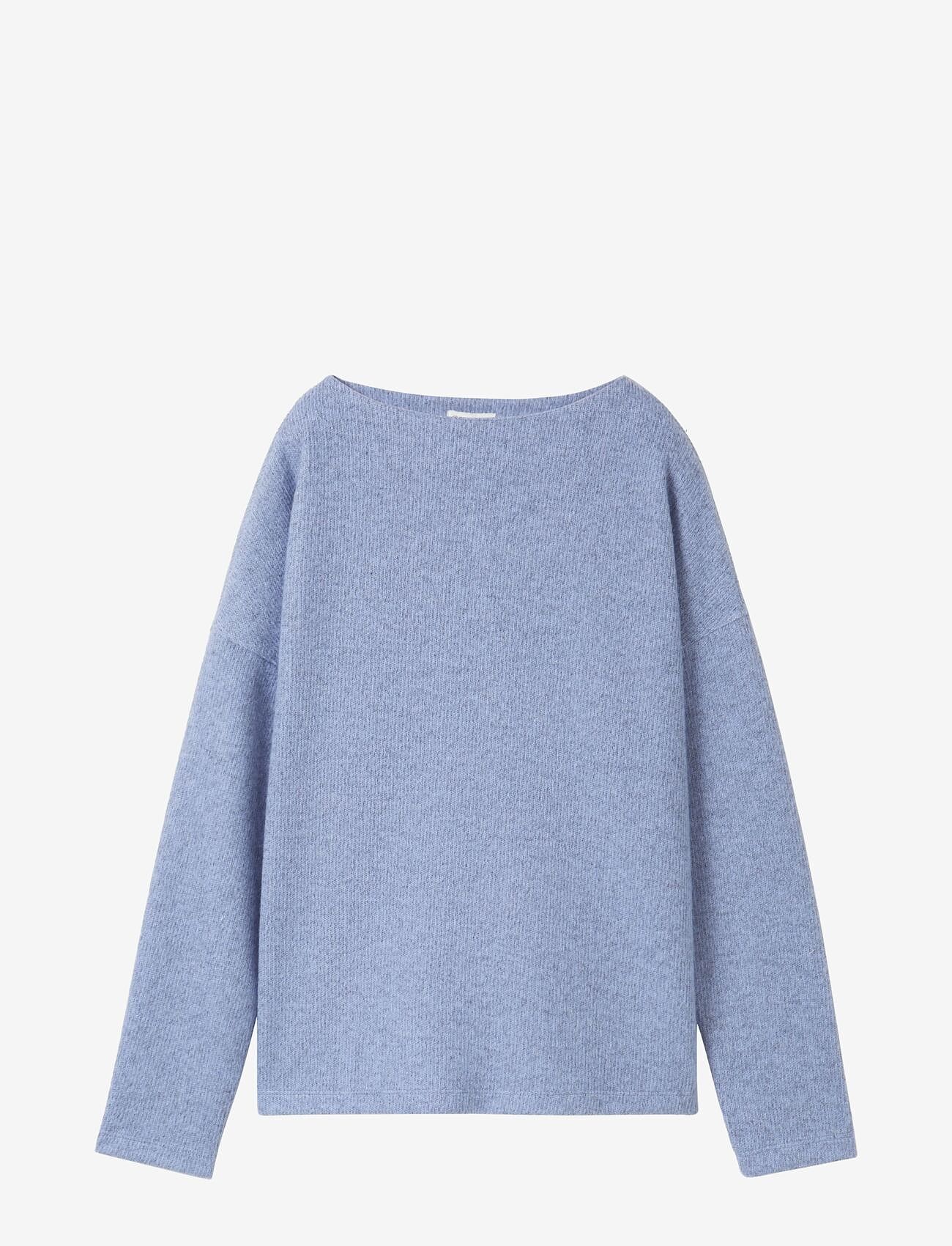 Tom Tailor - Sweatshirt cosy rib - calm blue melange - 0