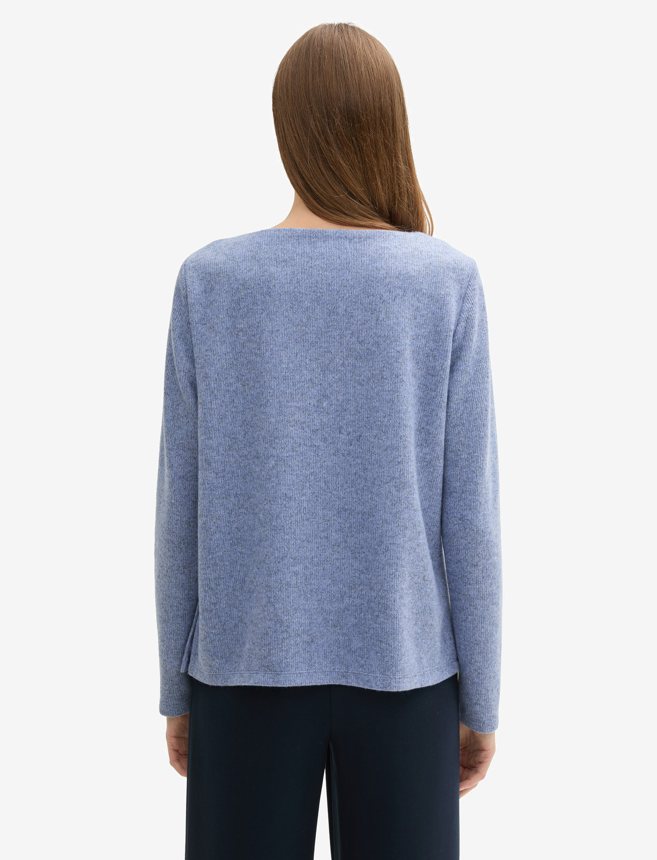 Tom Tailor - Sweatshirt cosy rib - calm blue melange - 2