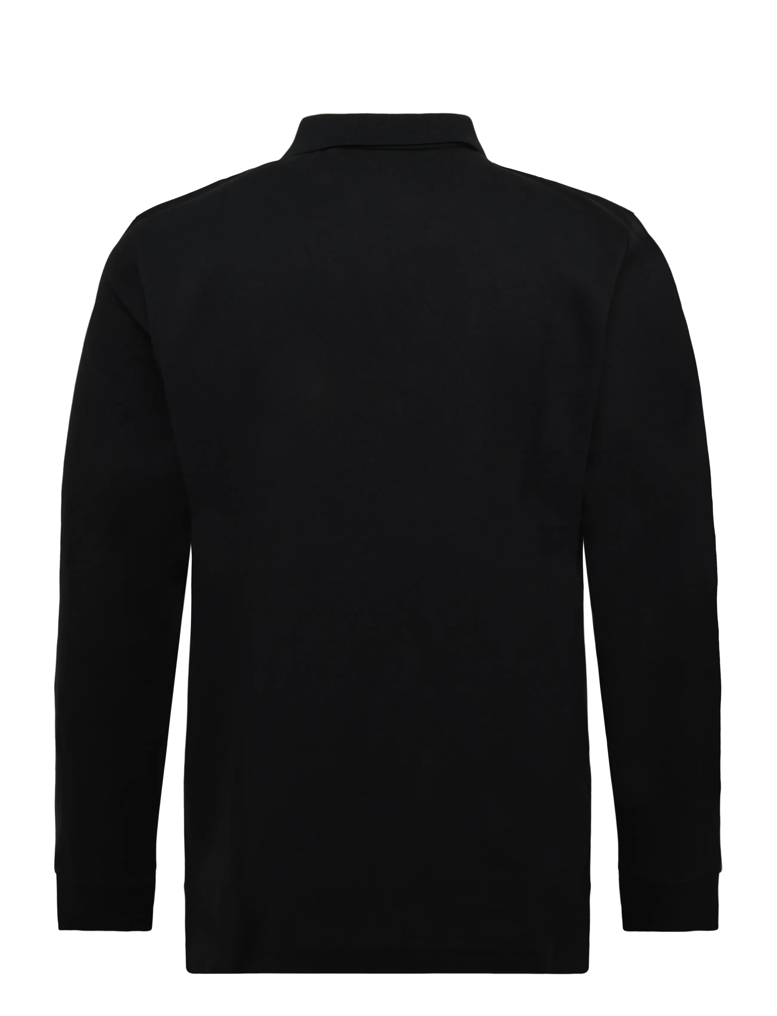 Tom Tailor - basic polo with contrast - långärmade pikéer - almost black - 2