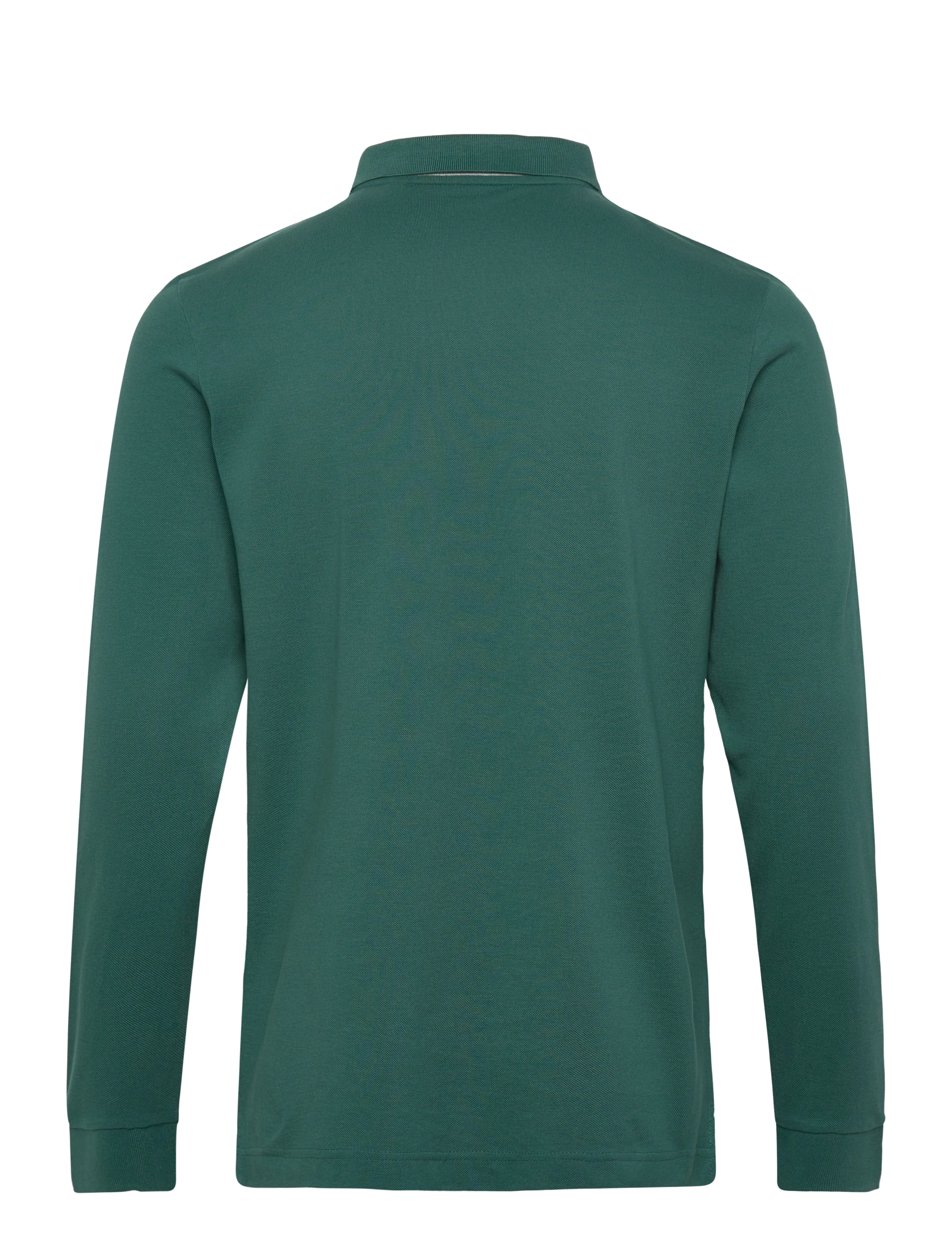 Tom Tailor - basic polo with contrast - long-sleeved polos - jasper green - 2