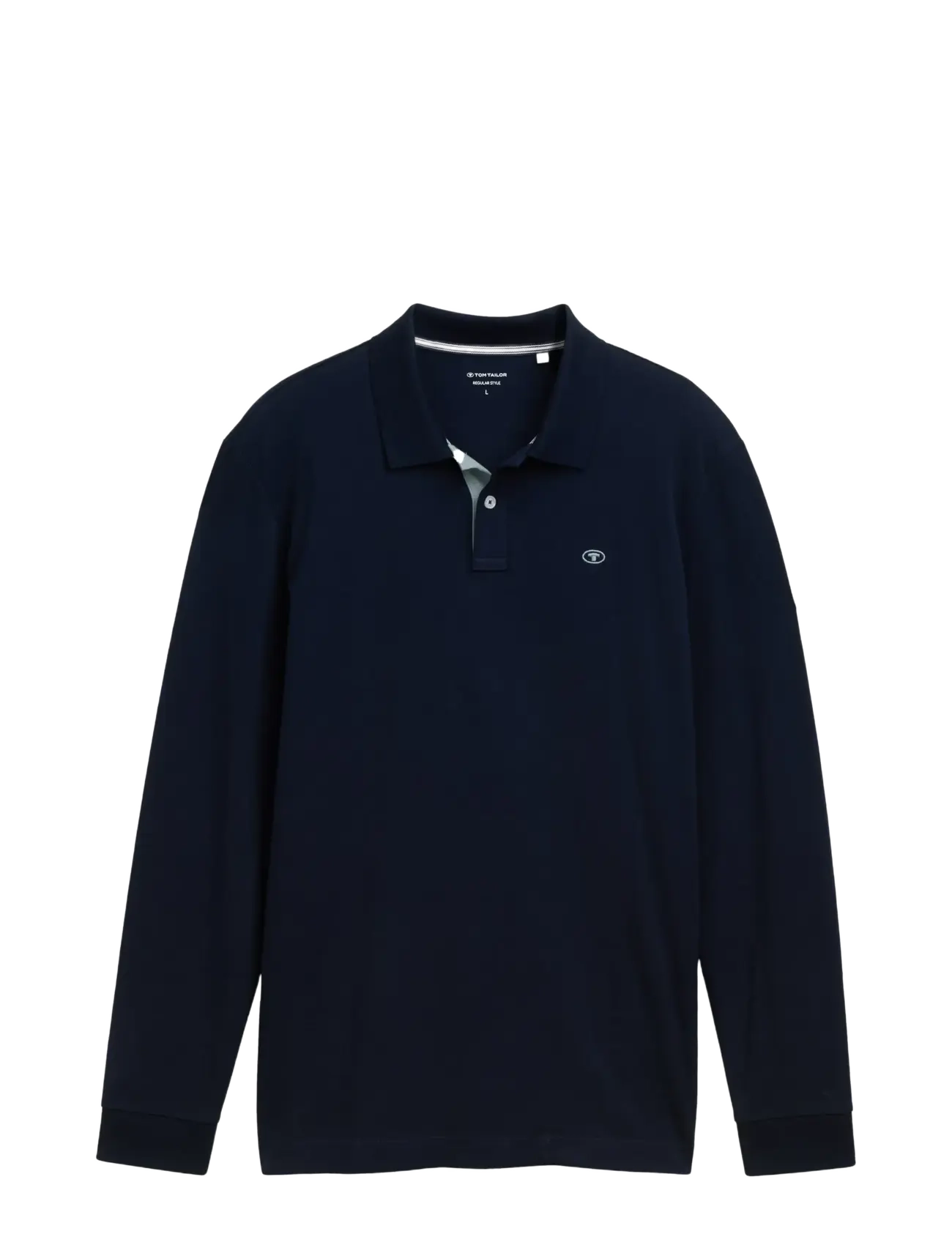 TOM TAILOR Basic Polo With Contrast Navy - S - Herren