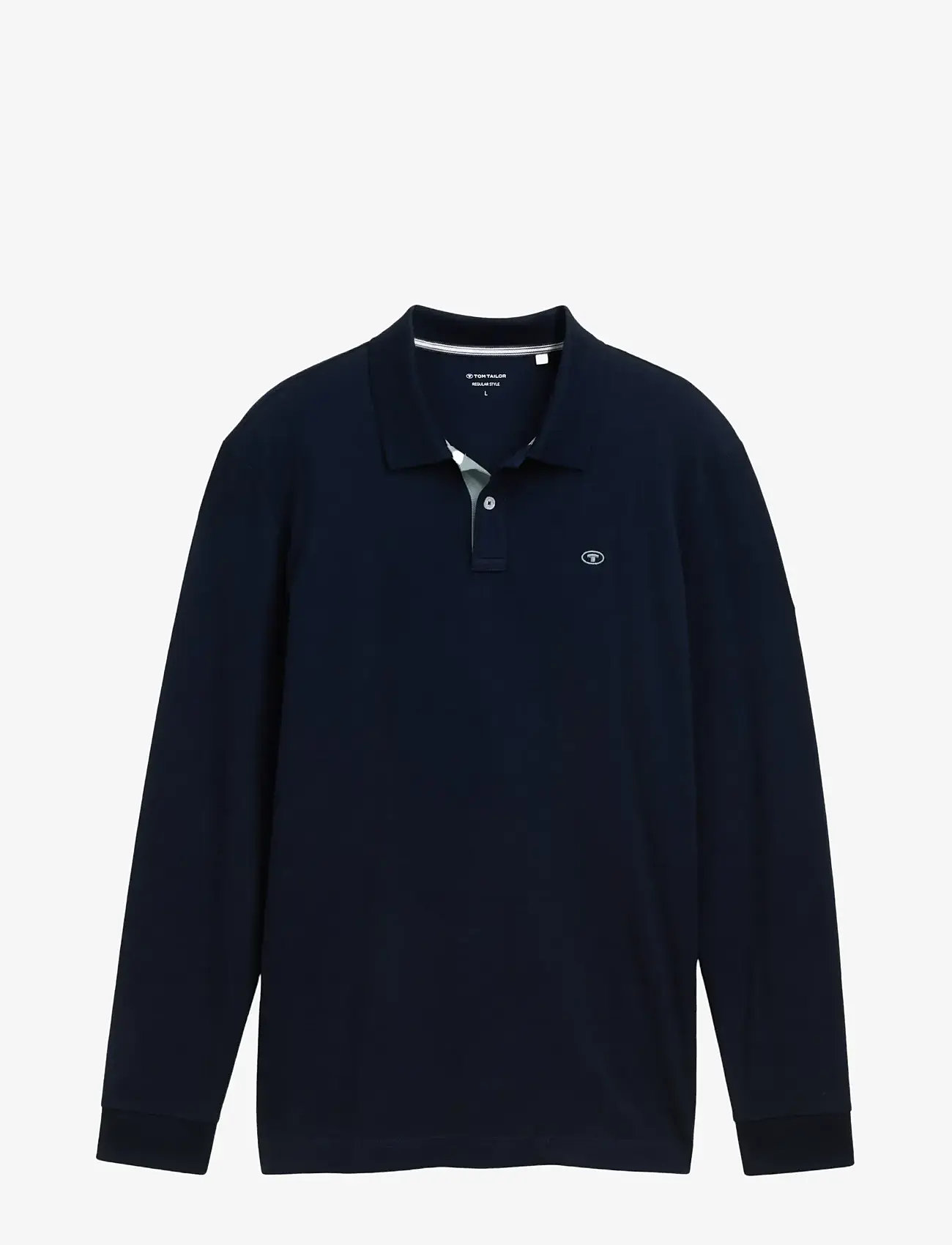 Tom Tailor - basic polo with contrast - lägsta priserna - sky captain blue - 0