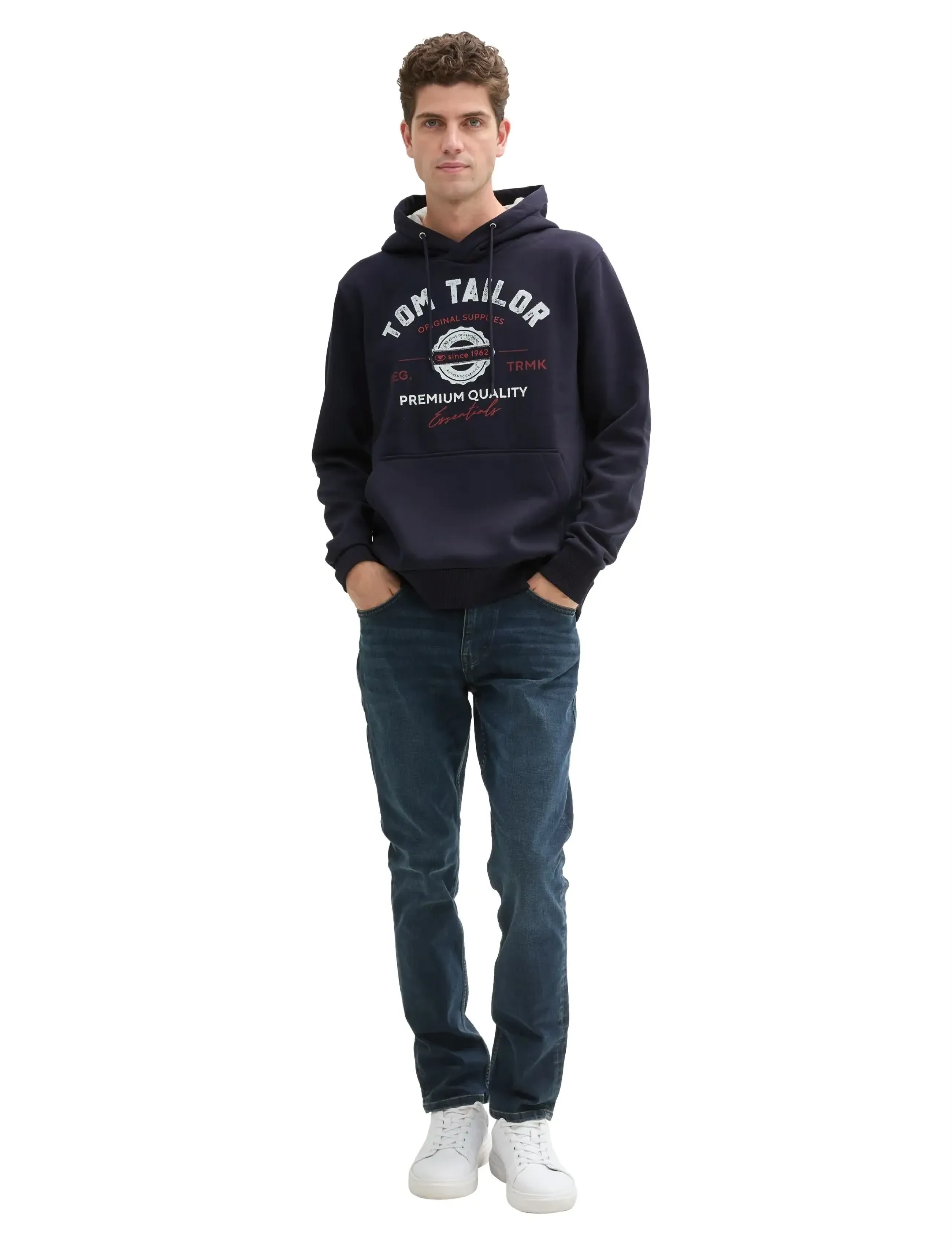 Tom Tailor - hoodie with print - kapuzenpullover - sky captain blue - 2
