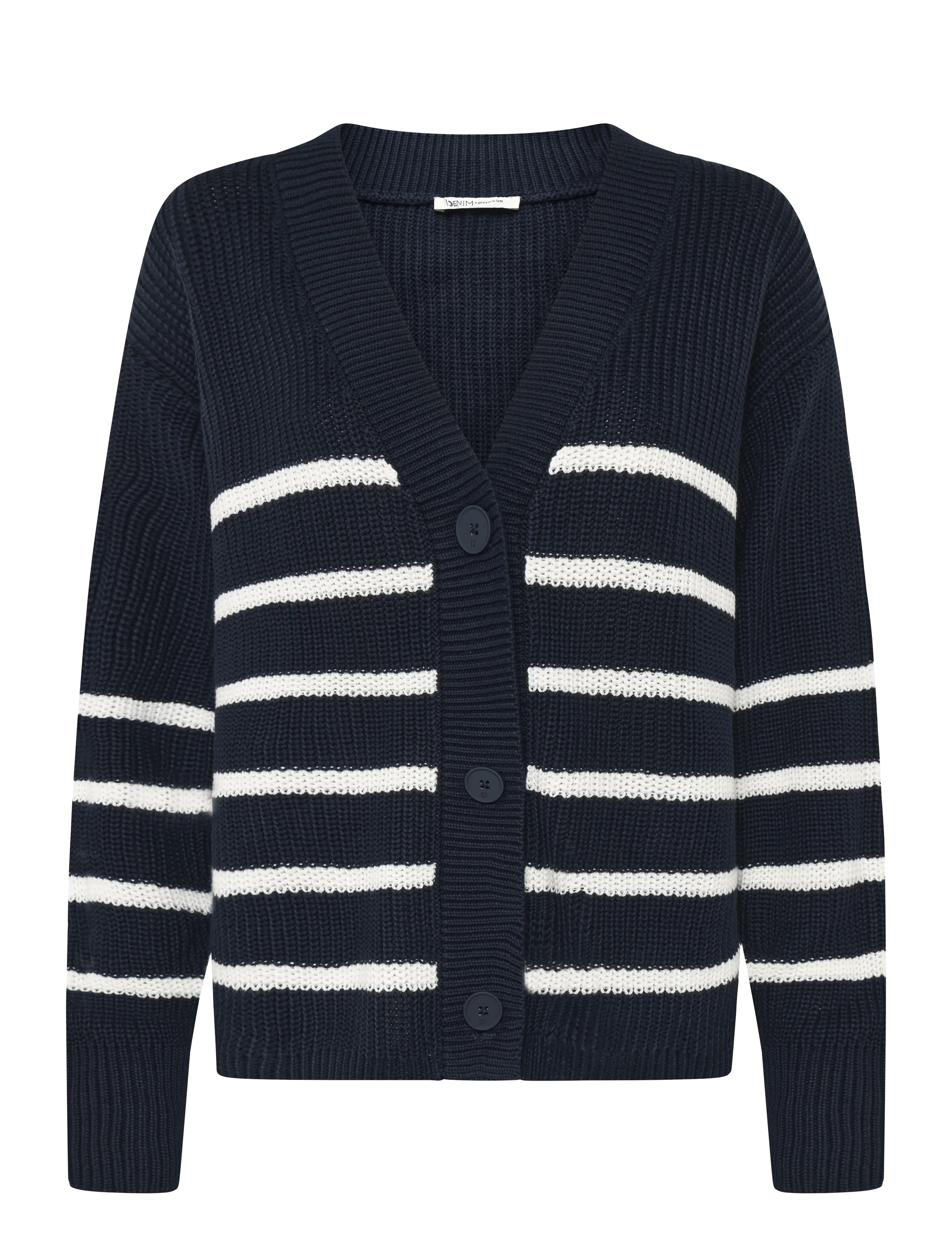 TOM TAILOR V-Ausschnitt Cardigan Navy - XL - Damen