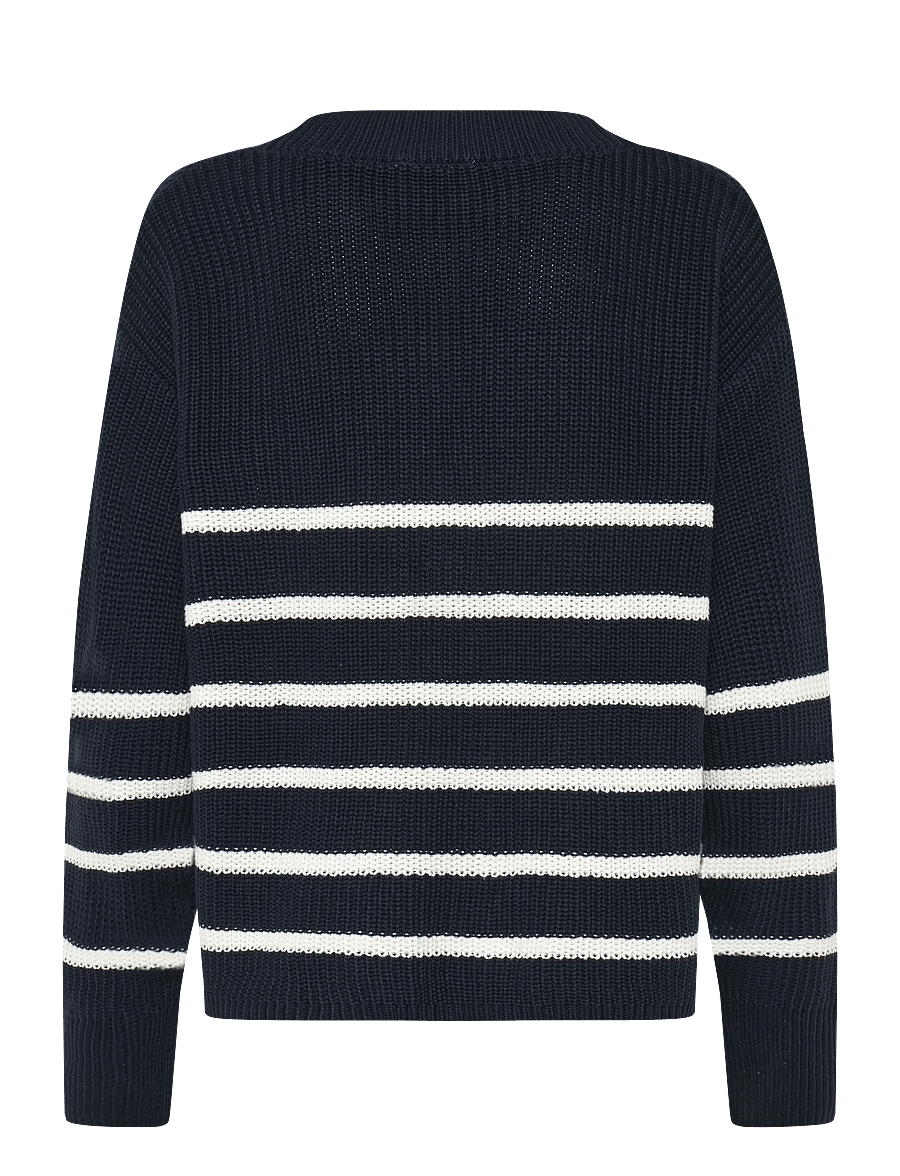 Tom Tailor - v-neck cardigan - kardiganid - placed navy white stripe - 2