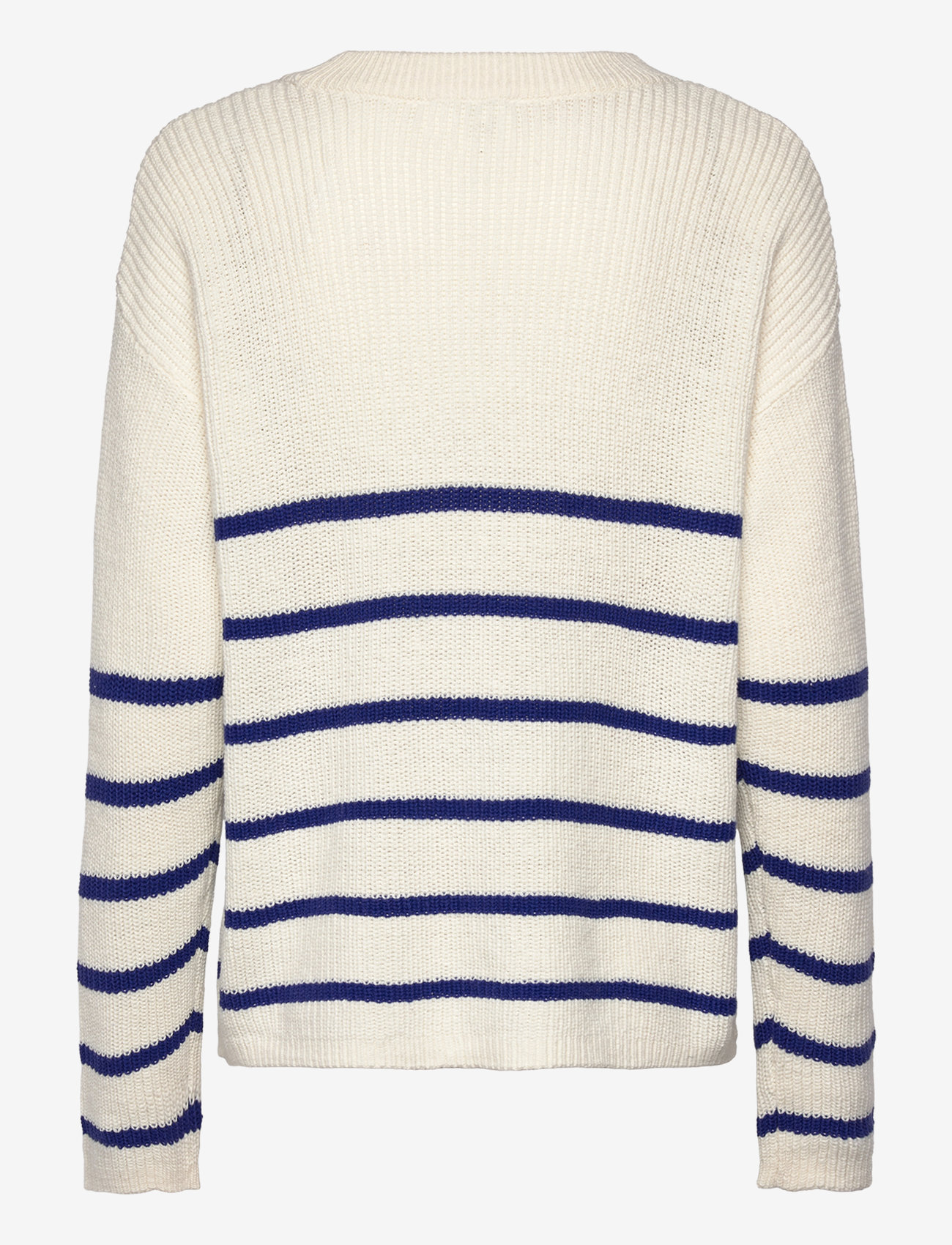 Tom Tailor - pullover with stripes - placed blue white stripe - 1