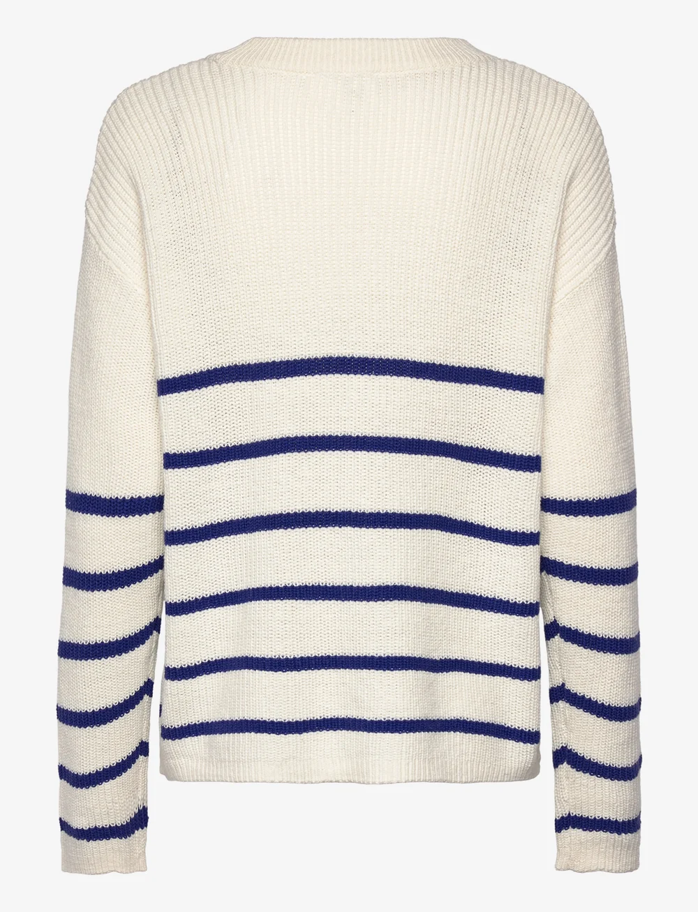Tom Tailor - pullover with stripes - stickade tröjor - placed blue white stripe - 1