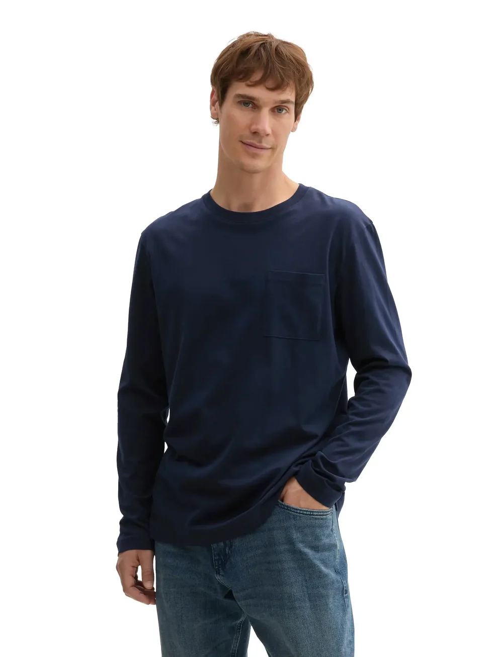 Tom Tailor - basic longsleeve - langärmelig - sky captain blue - 0