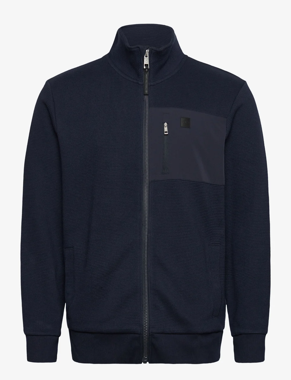 Tom Tailor - structured stand-up jacket - teddytröjor - sky captain blue - 1