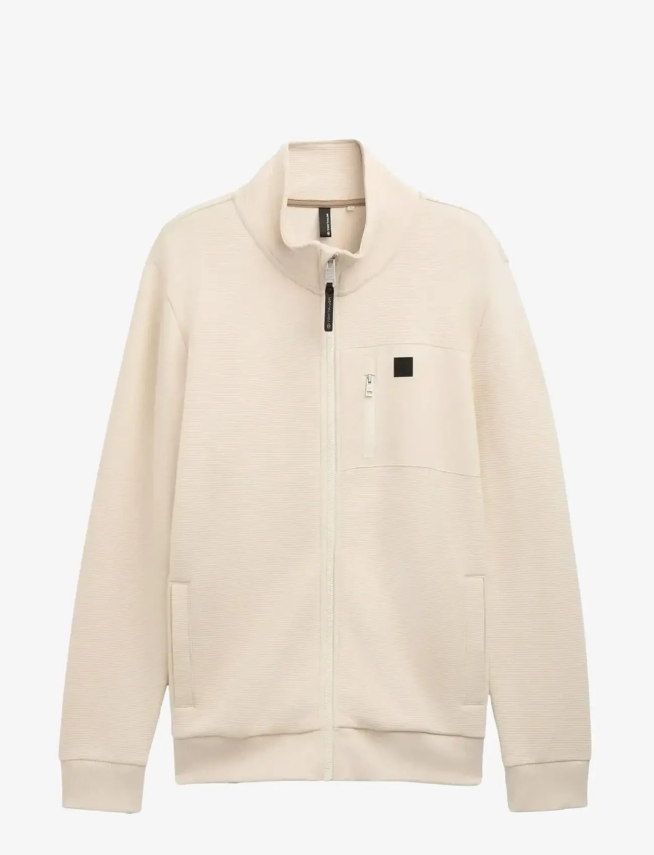 Tom Tailor - structured stand-up jacket - smooth light sand - 0