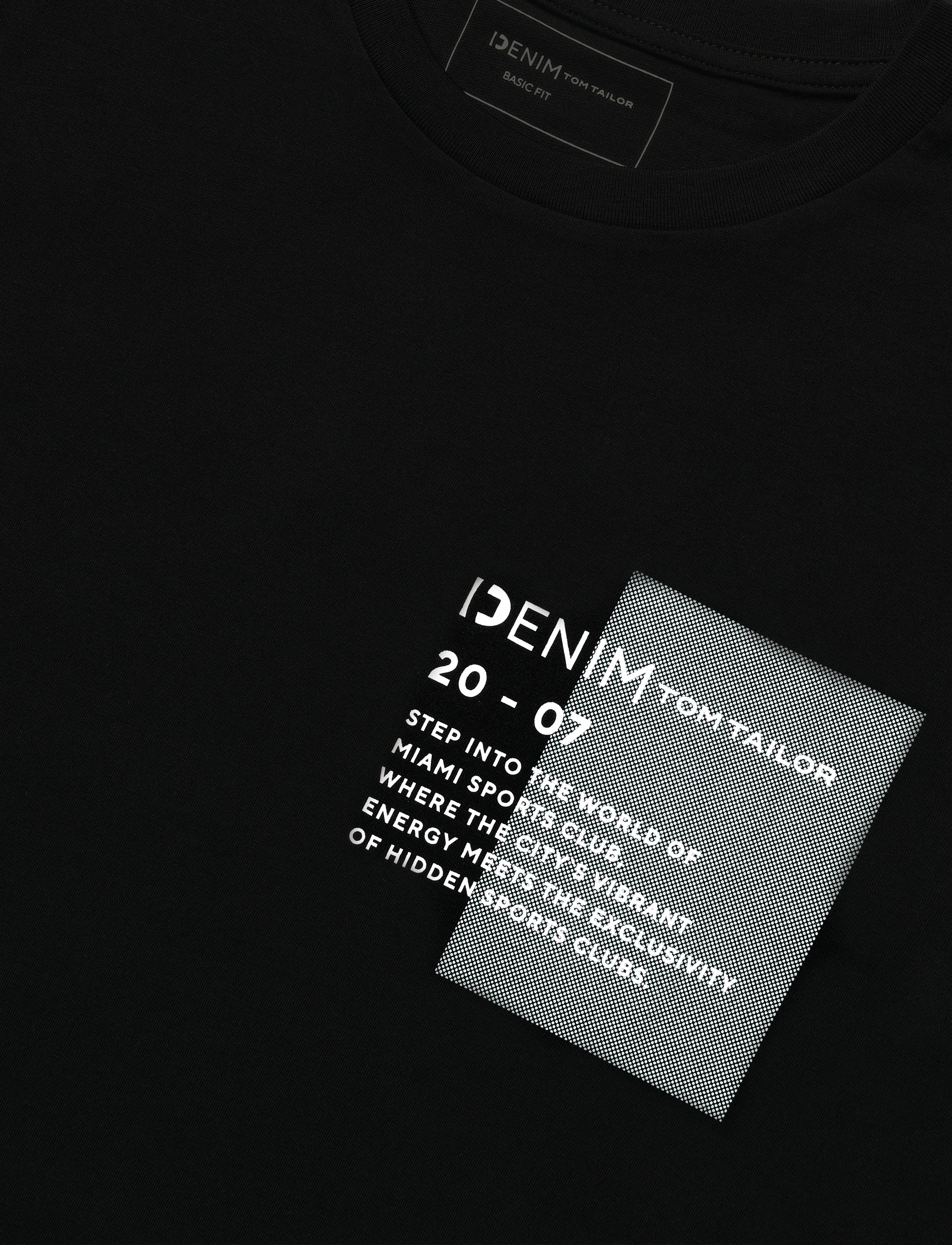 Tom Tailor - printed t-shirt - short-sleeved t-shirts - black - 5