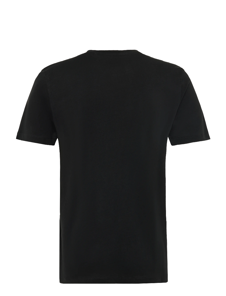 Tom Tailor - printed t-shirt - kortärmade t-shirts - black fake leather - 2