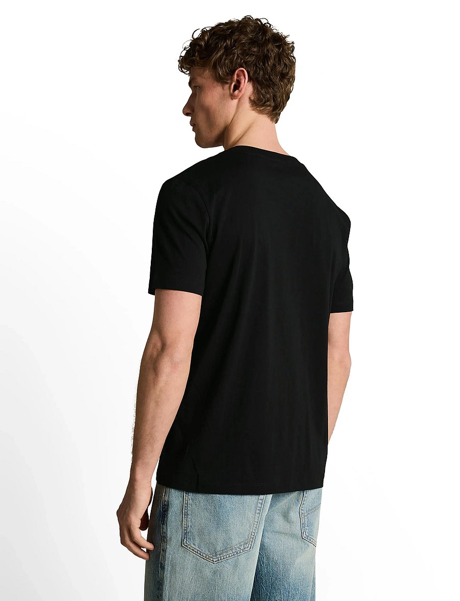 Tom Tailor - printed t-shirt - lühikeste varrukatega t-särgid - deep sea black - 2