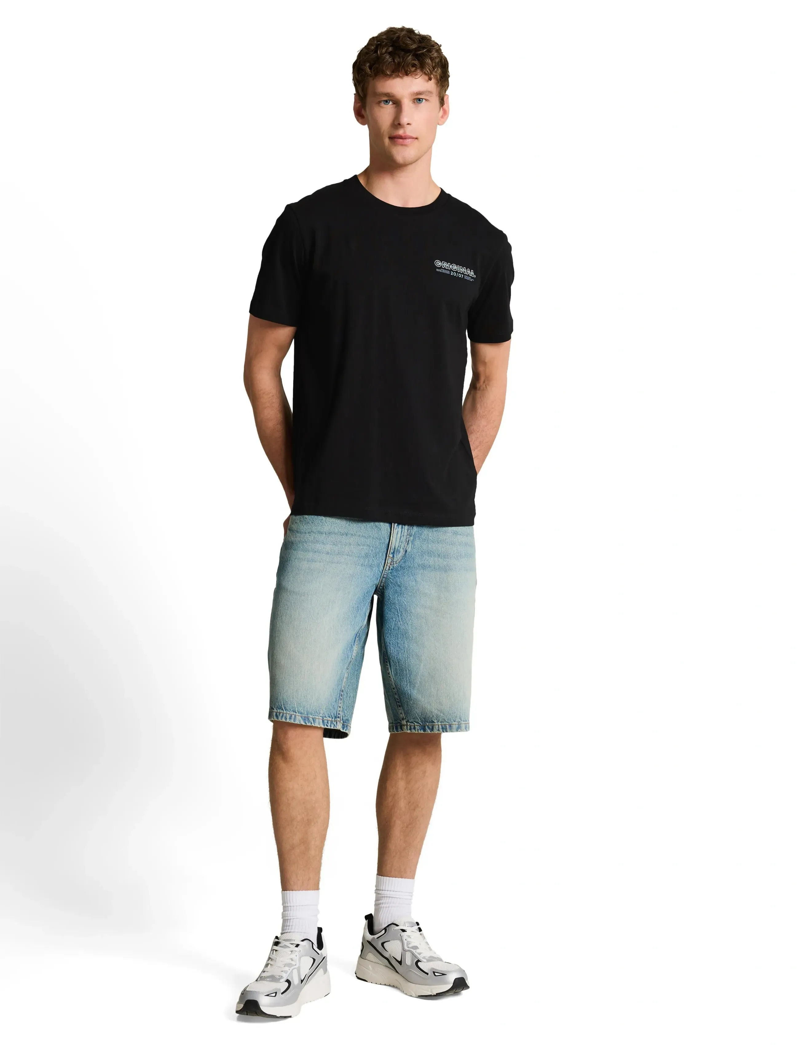 Tom Tailor - printed t-shirt - kurzärmelig - deep sea black - 3