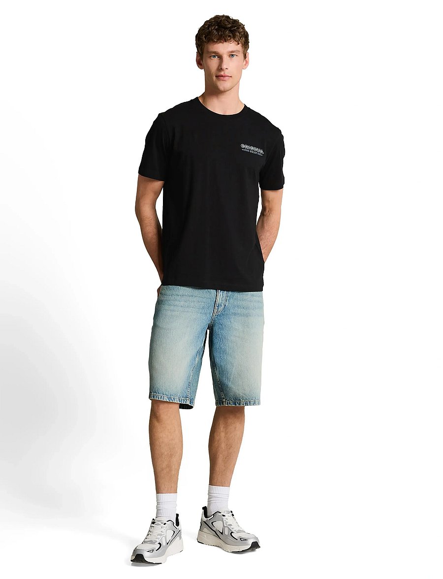 Tom Tailor - printed t-shirt - lühikeste varrukatega t-särgid - deep sea black - 3