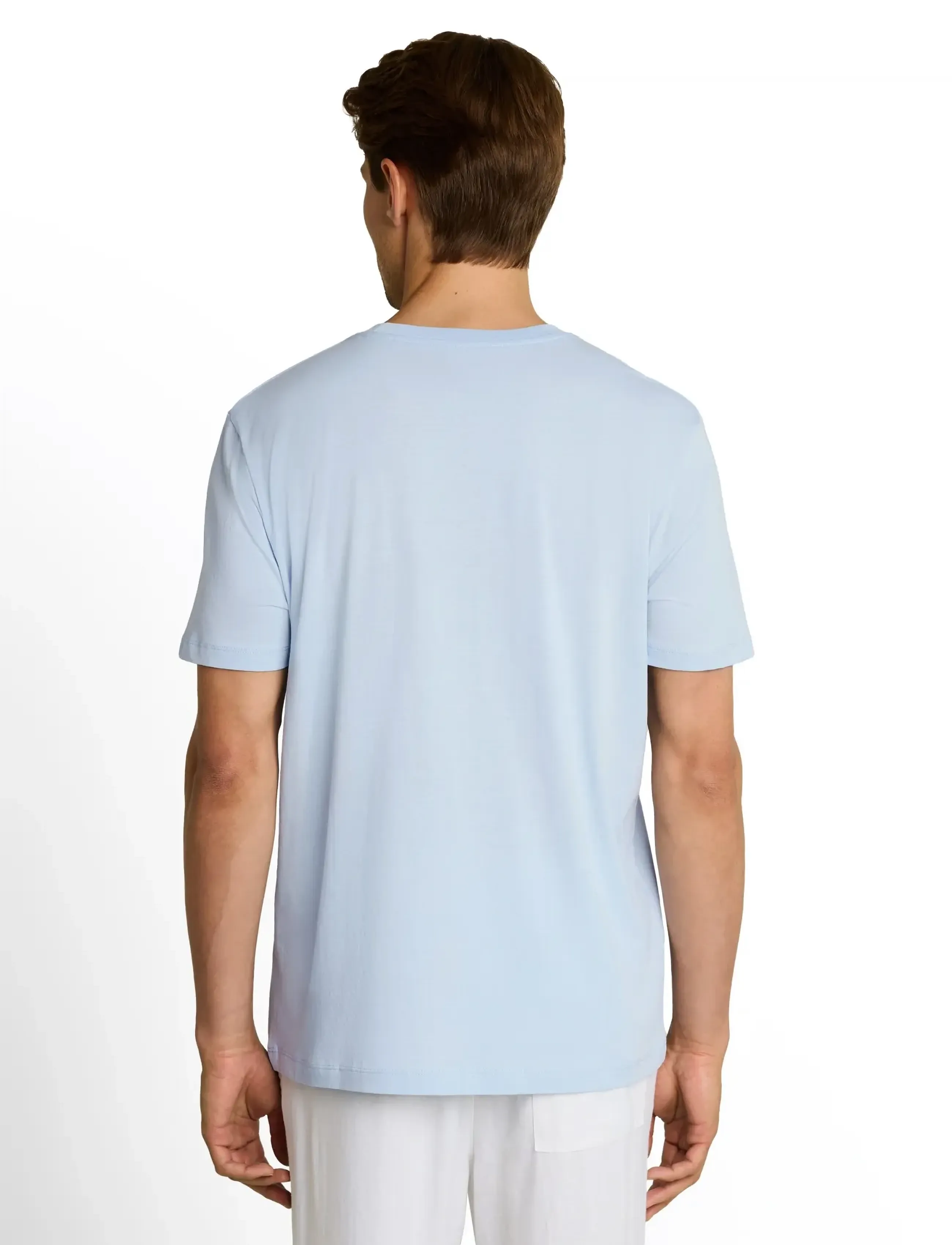 Tom Tailor - printed t-shirt - kortærmede t-shirts - light metal blue - 3