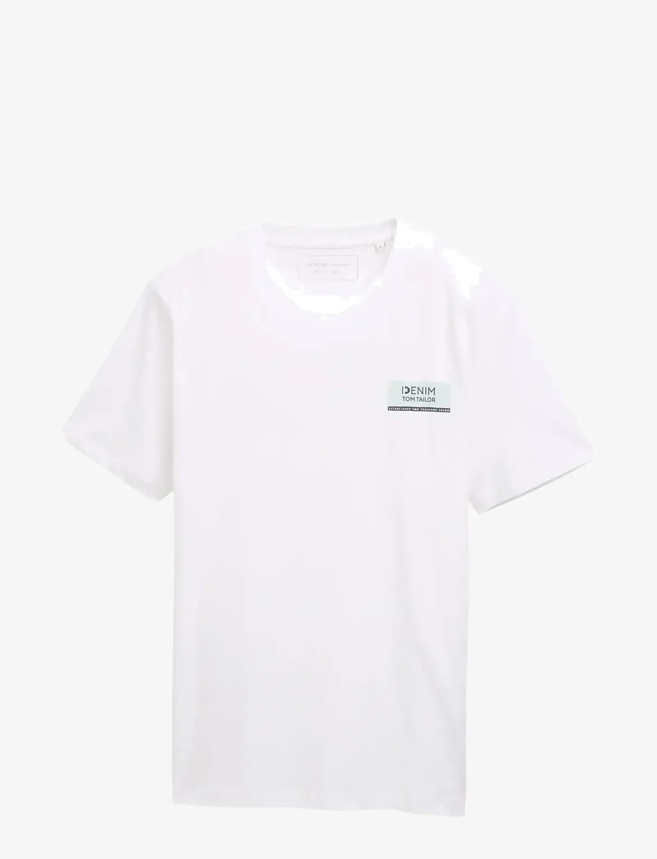 Tom Tailor - printed t-shirt - kortærmede t-shirts - outdoor white - 1