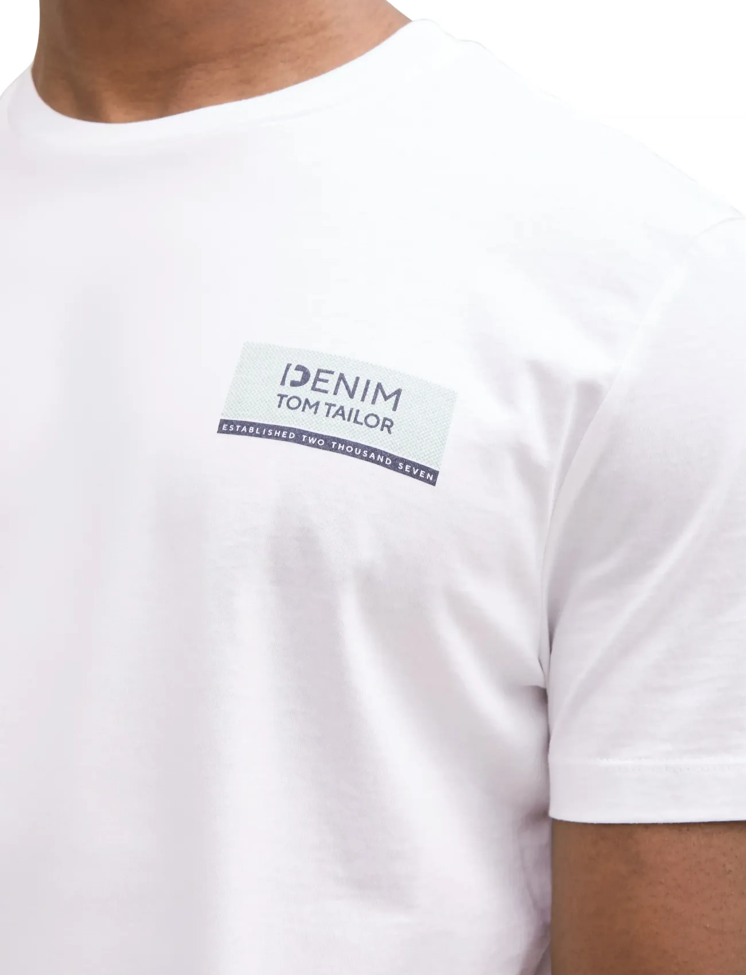 Tom Tailor - printed t-shirt - kurzärmelig - outdoor white - 4