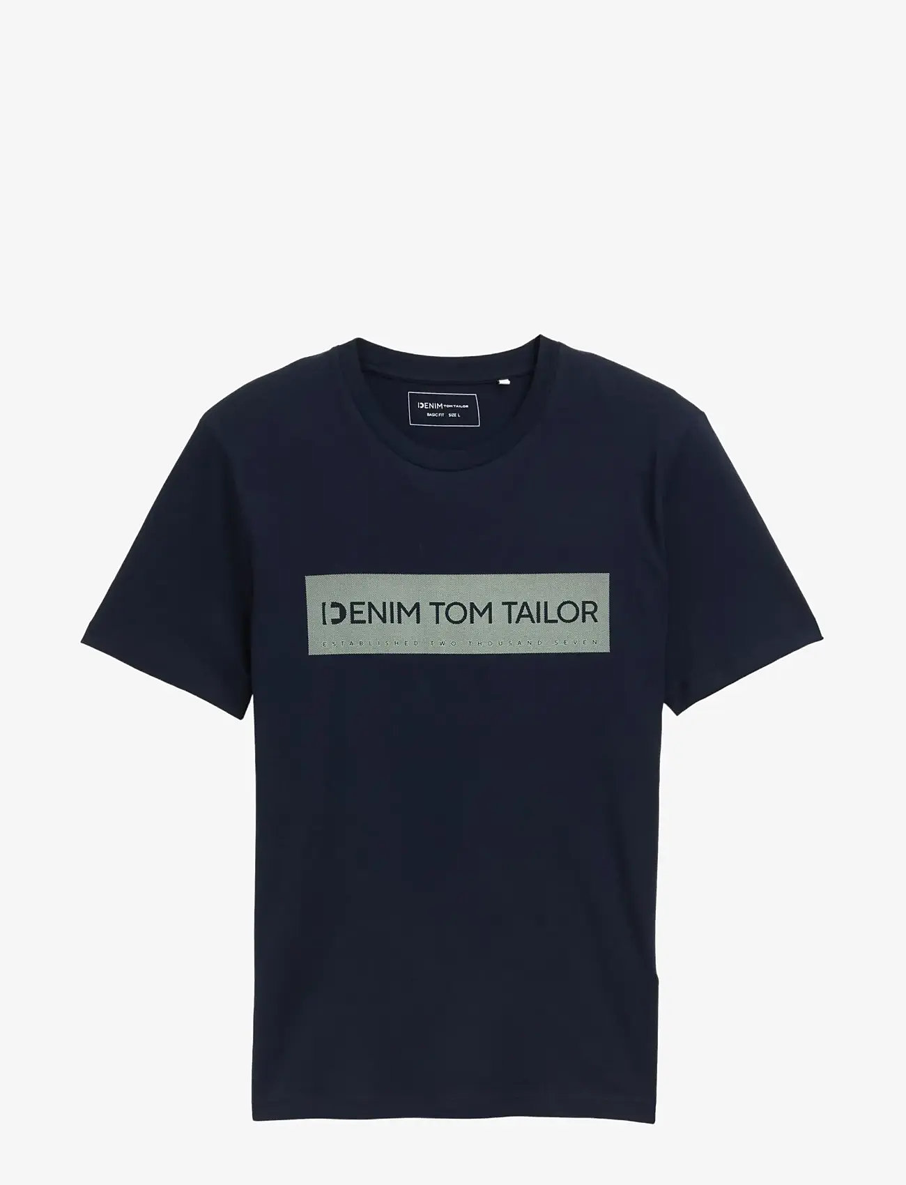 Tom Tailor - printed t-shirt - kortärmade t-shirts - pure nvay - 1