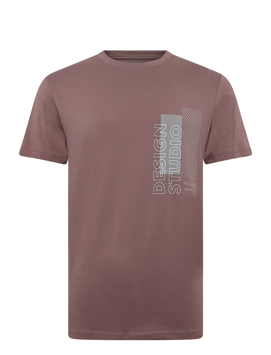 Tom Tailor - printed t-shirt - kortærmede t-shirts - rose taupe - 1