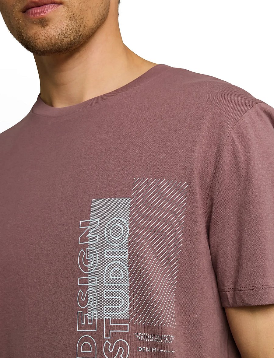 Tom Tailor - printed t-shirt - kortærmede t-shirts - rose taupe - 5