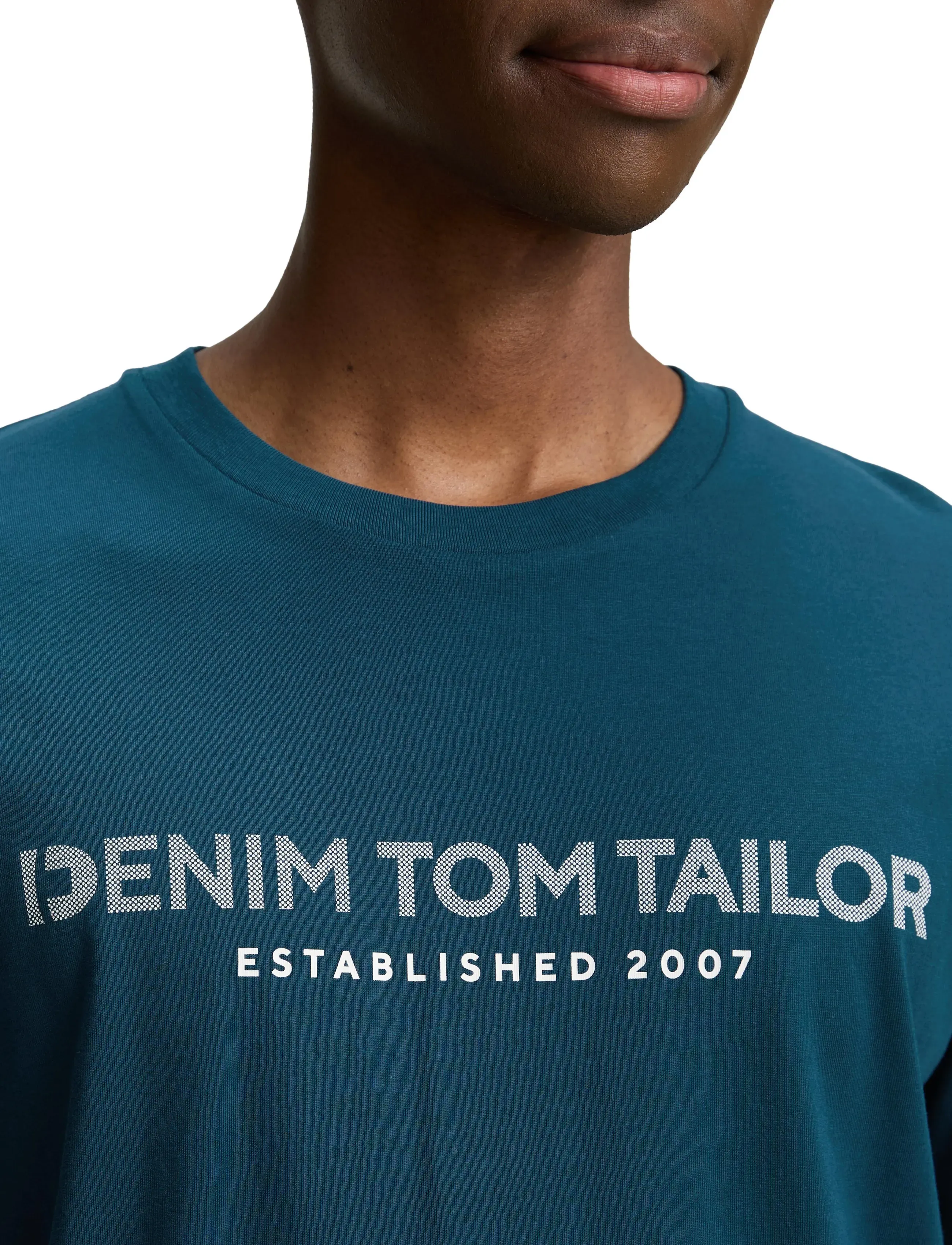 Tom Tailor - printed t-shirt - kurzärmelig - tropical lagoon - 3
