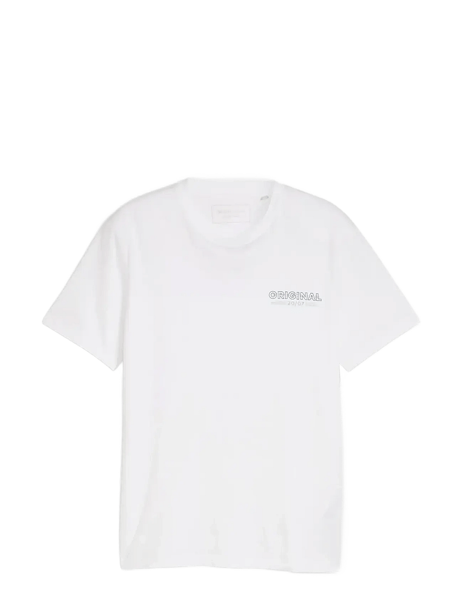 Tom Tailor - printed t-shirt - kurzärmelige t-shirts - white horse - 1