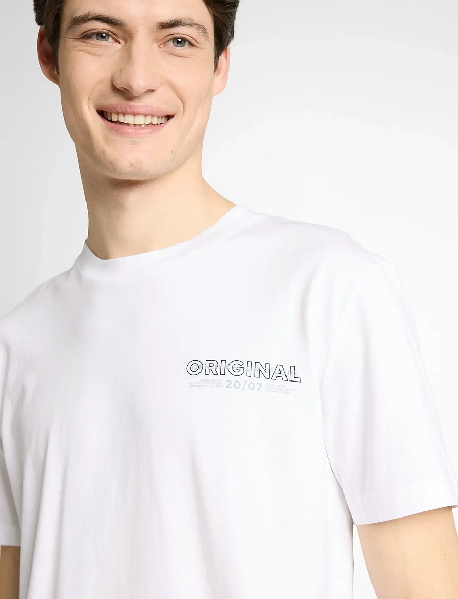 Tom Tailor - printed t-shirt - kurzärmelige t-shirts - white horse - 4