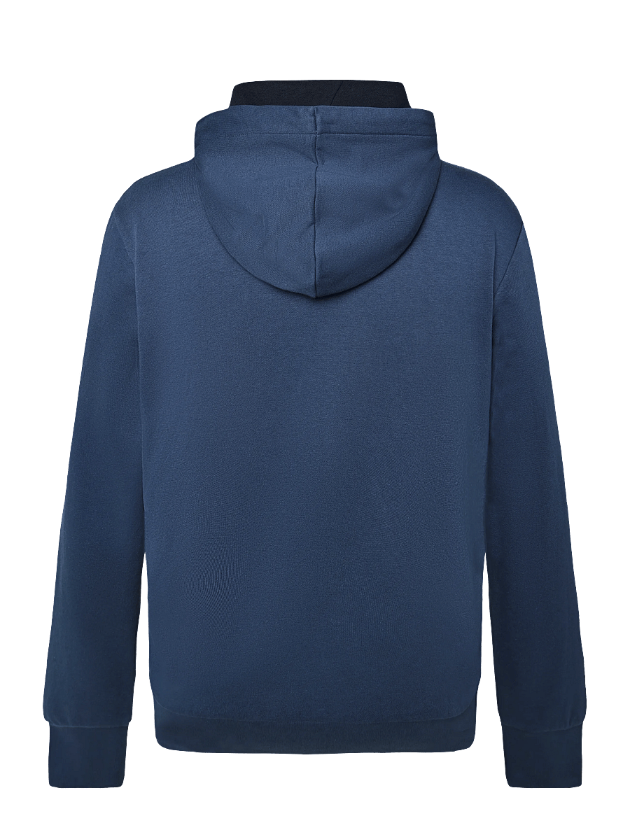 Tom Tailor - printed sweatjacket - kapuutsiga pusad - dark duck blue - 2