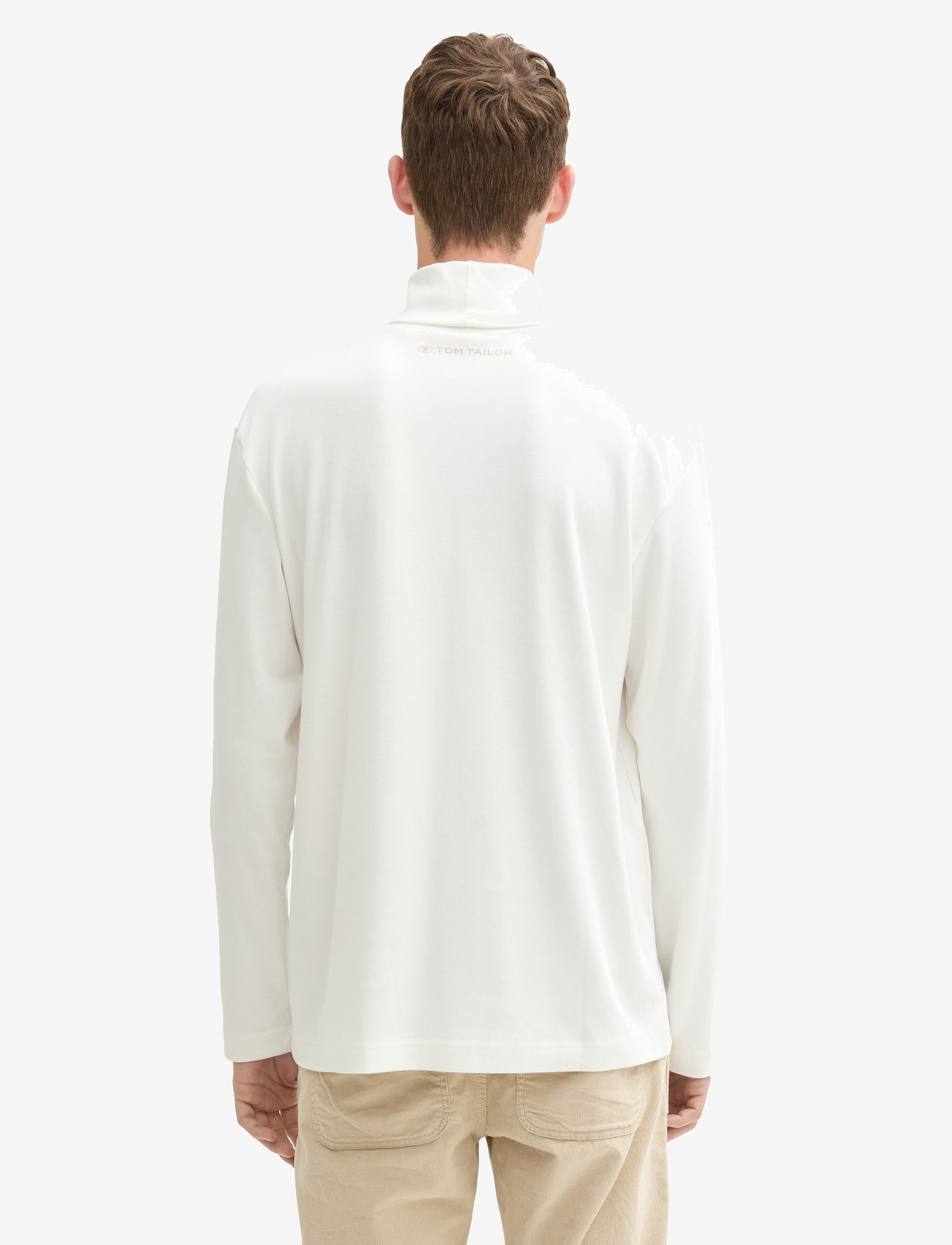 Tom Tailor - turtleneck - off white - 2