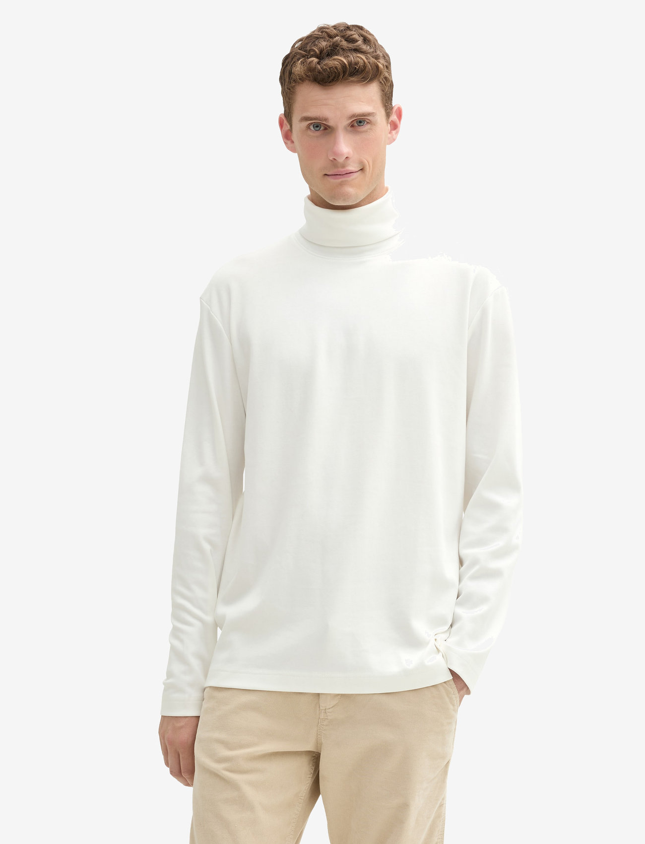 Tom Tailor - turtleneck - off white - 3