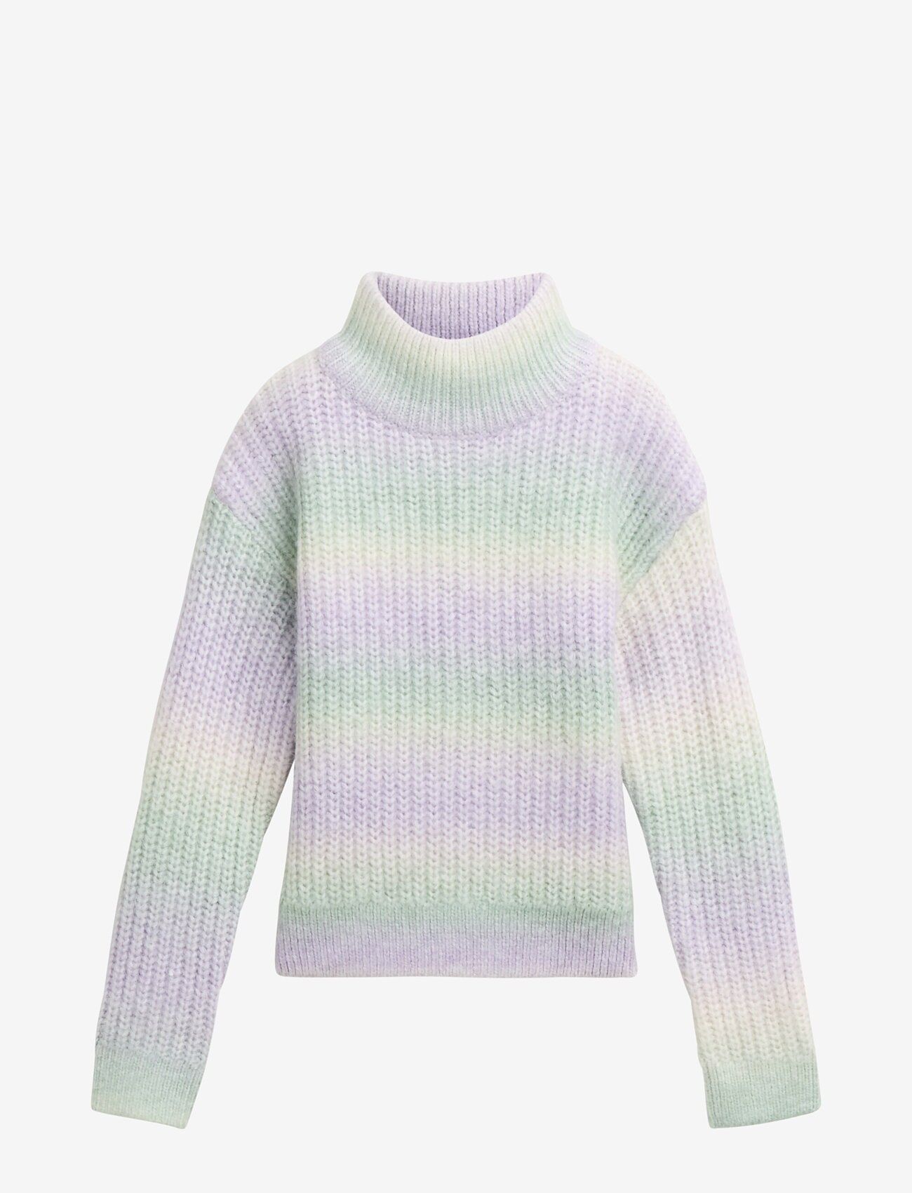 Tom Tailor - Cropped Knitted Pullover - pullover - multicolor big color run - 0