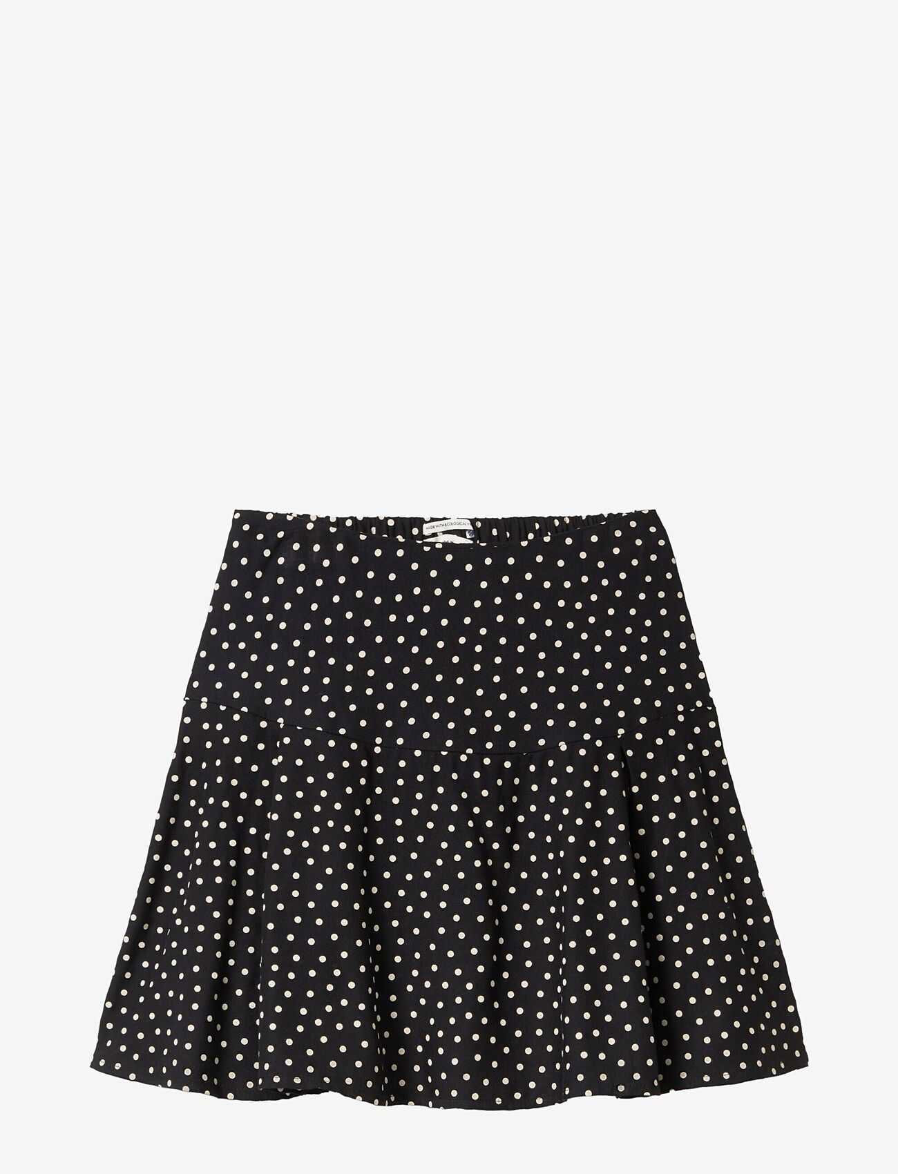 Tom Tailor - allover printed skirt - short skirts - black and white polka dot - 0