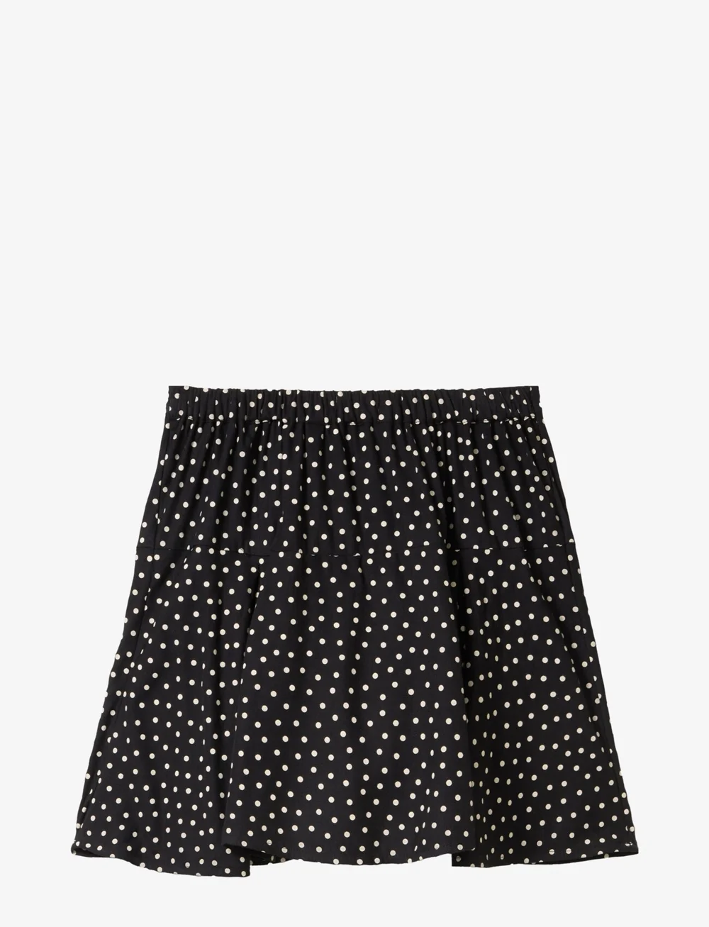 Tom Tailor - allover printed skirt - minihameet - black and white polka dot - 1