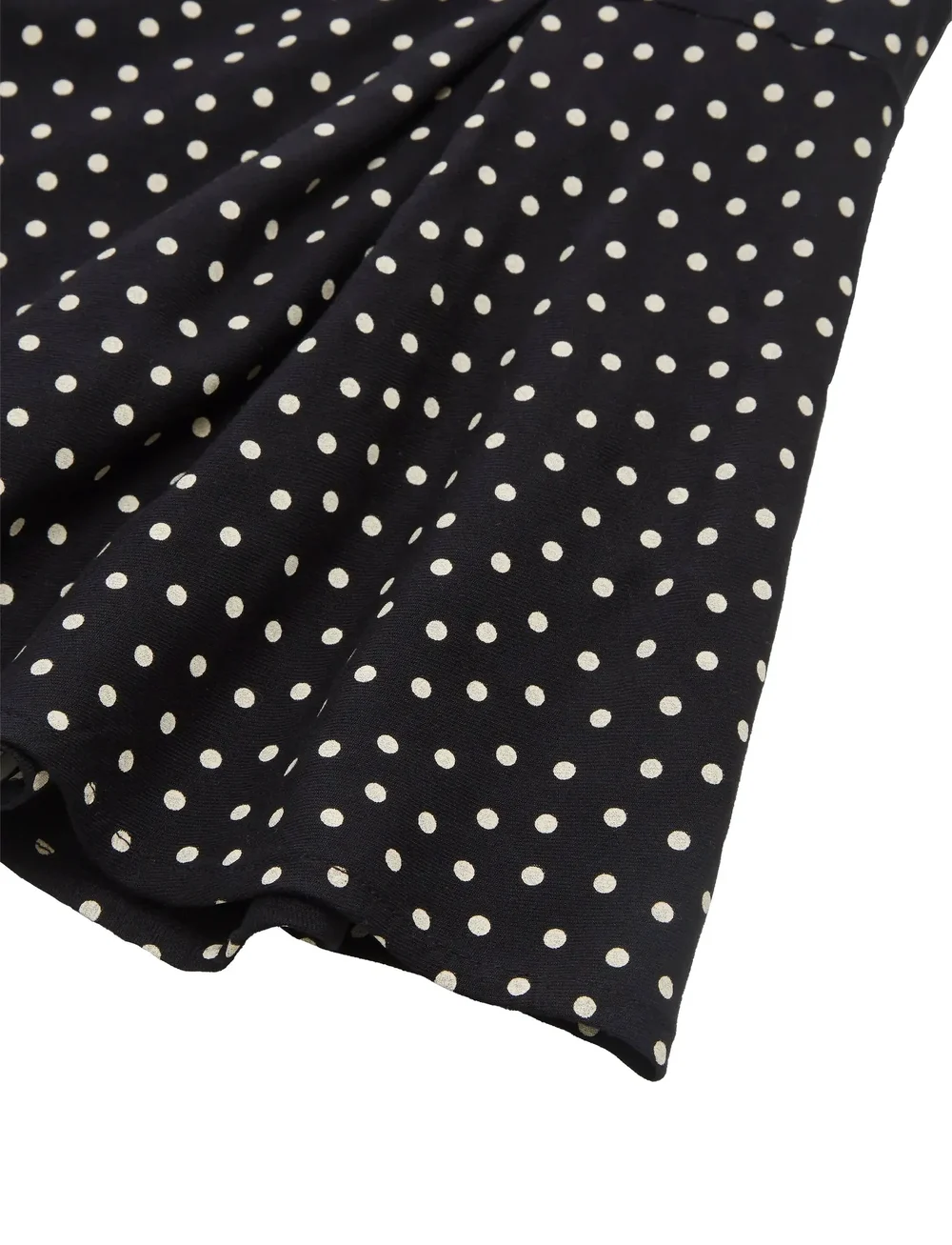 Tom Tailor - allover printed skirt - minihameet - black and white polka dot - 2