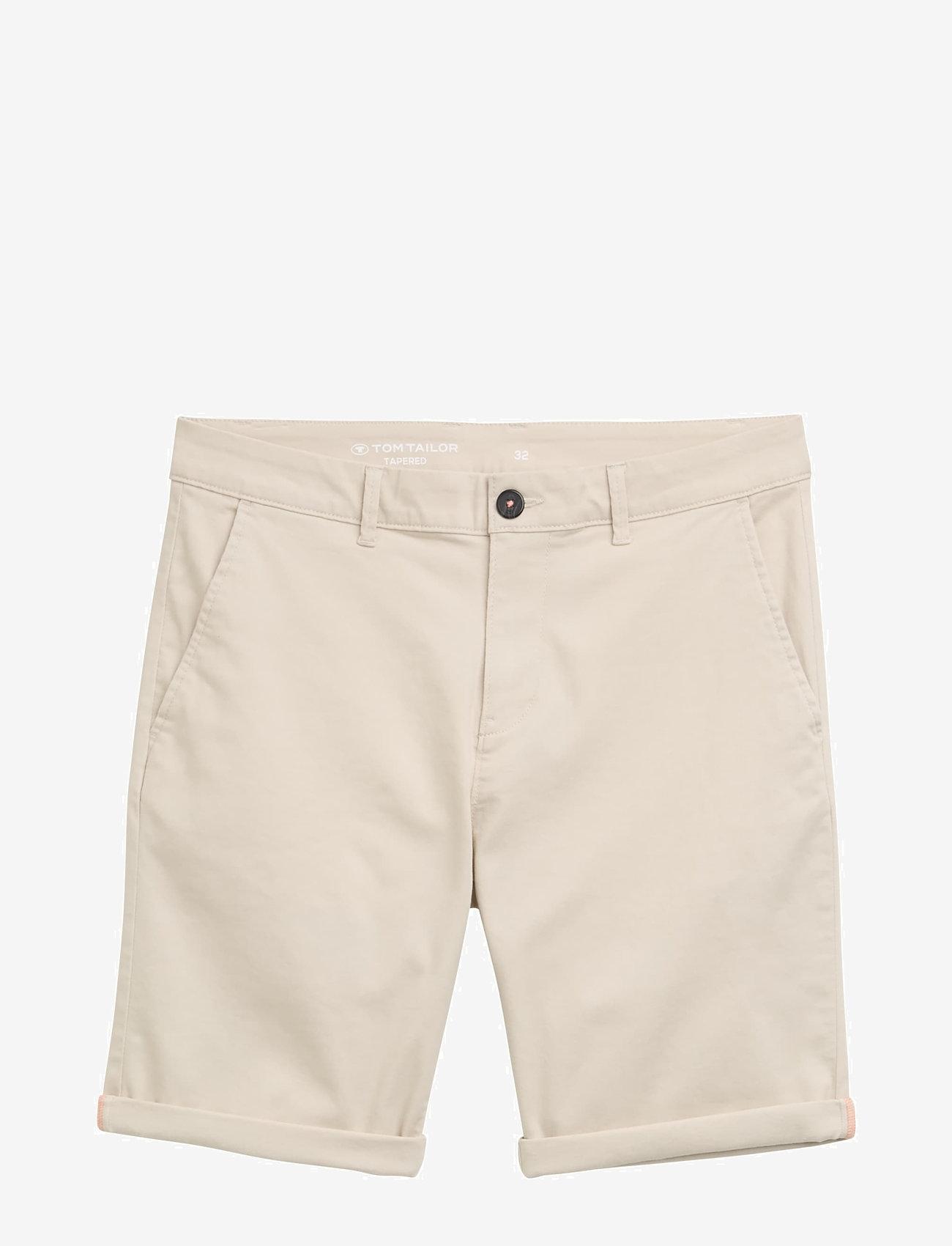 Tom Tailor - slim chino shorts - chinos shorts - light cashew beige - 0