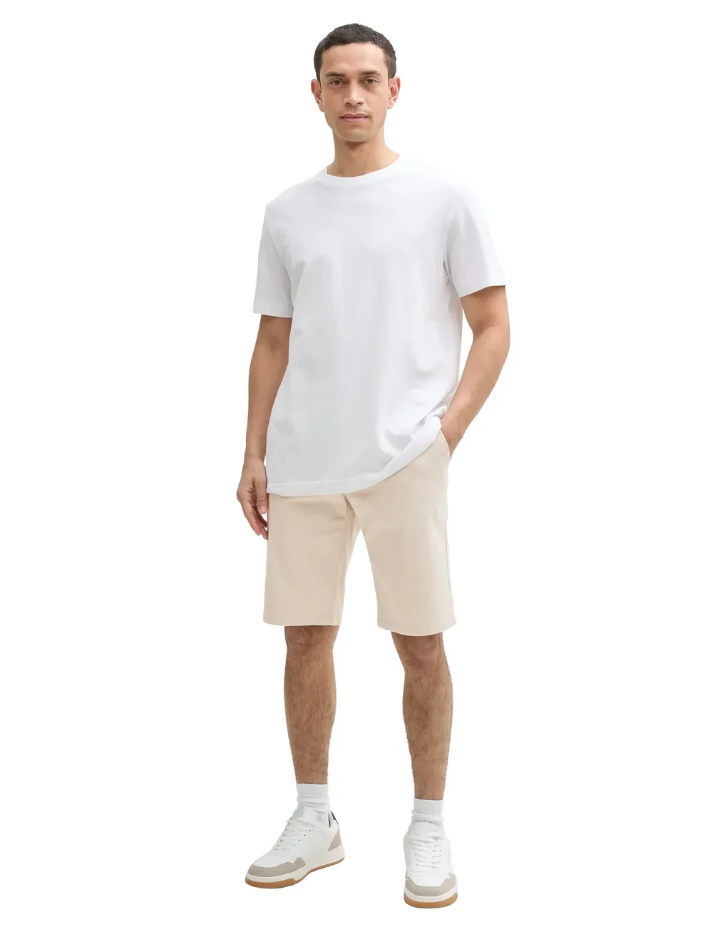 Tom Tailor - slim chino shorts - chinos shorts - light cashew beige - 2