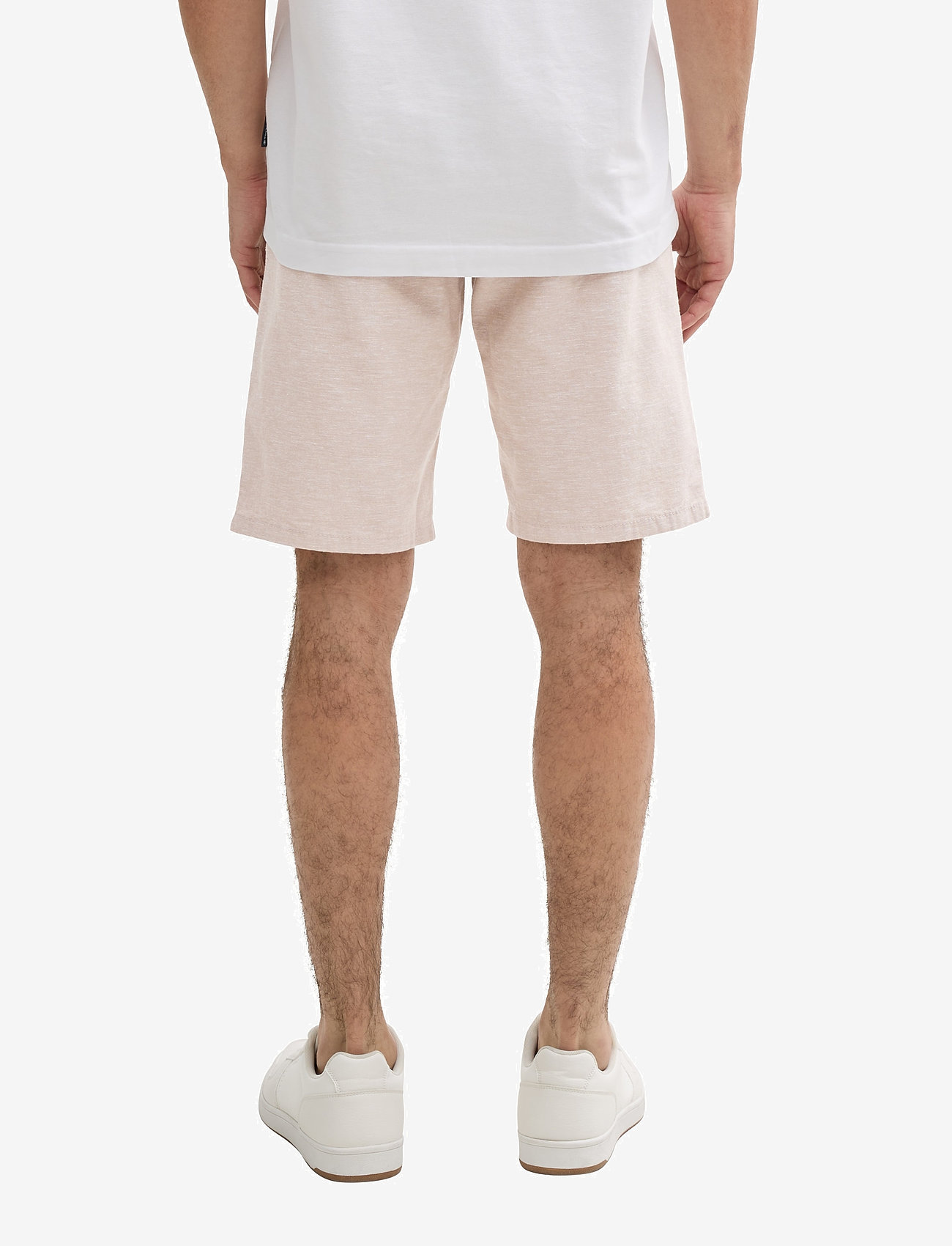 Tom Tailor - regular linen chino shorts - linased lühikesed püksid - silver ecru chambray - 4