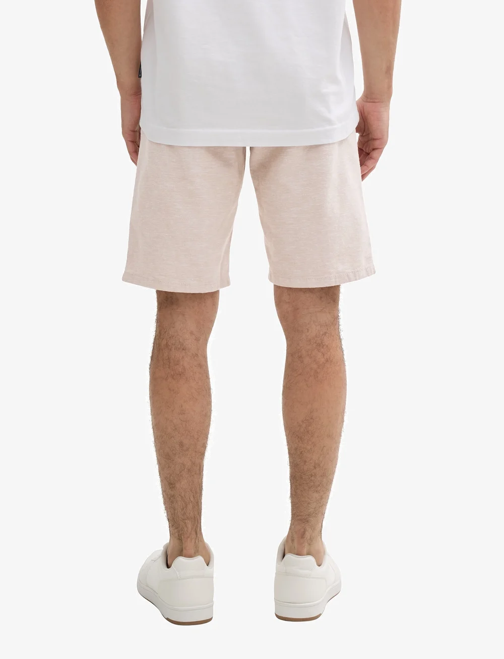 Tom Tailor - regular linen chino shorts - leinen-shorts - silver ecru chambray - 4