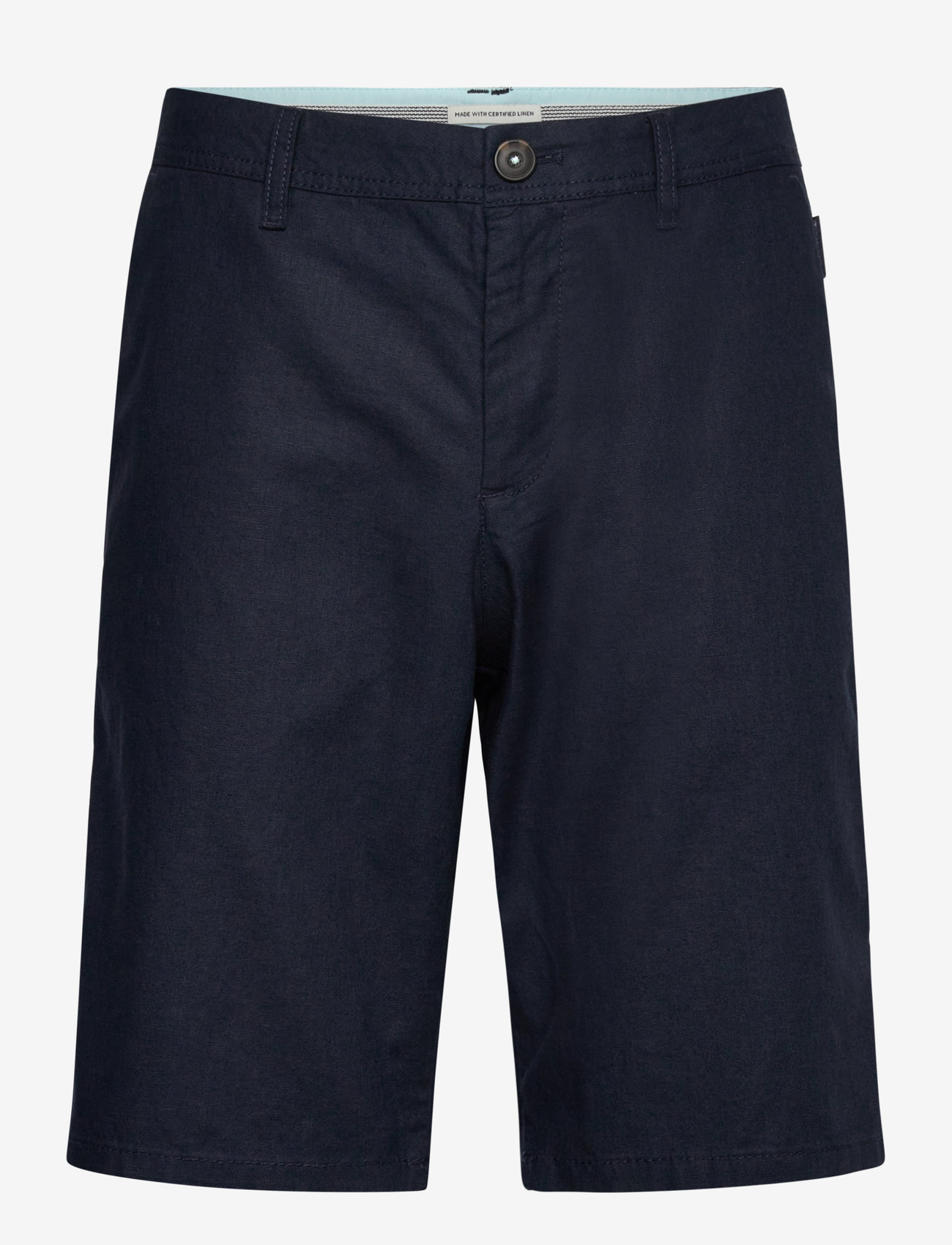 Tom Tailor - regular linen chino shorts - linased lühikesed püksid - sky captain blue - 1